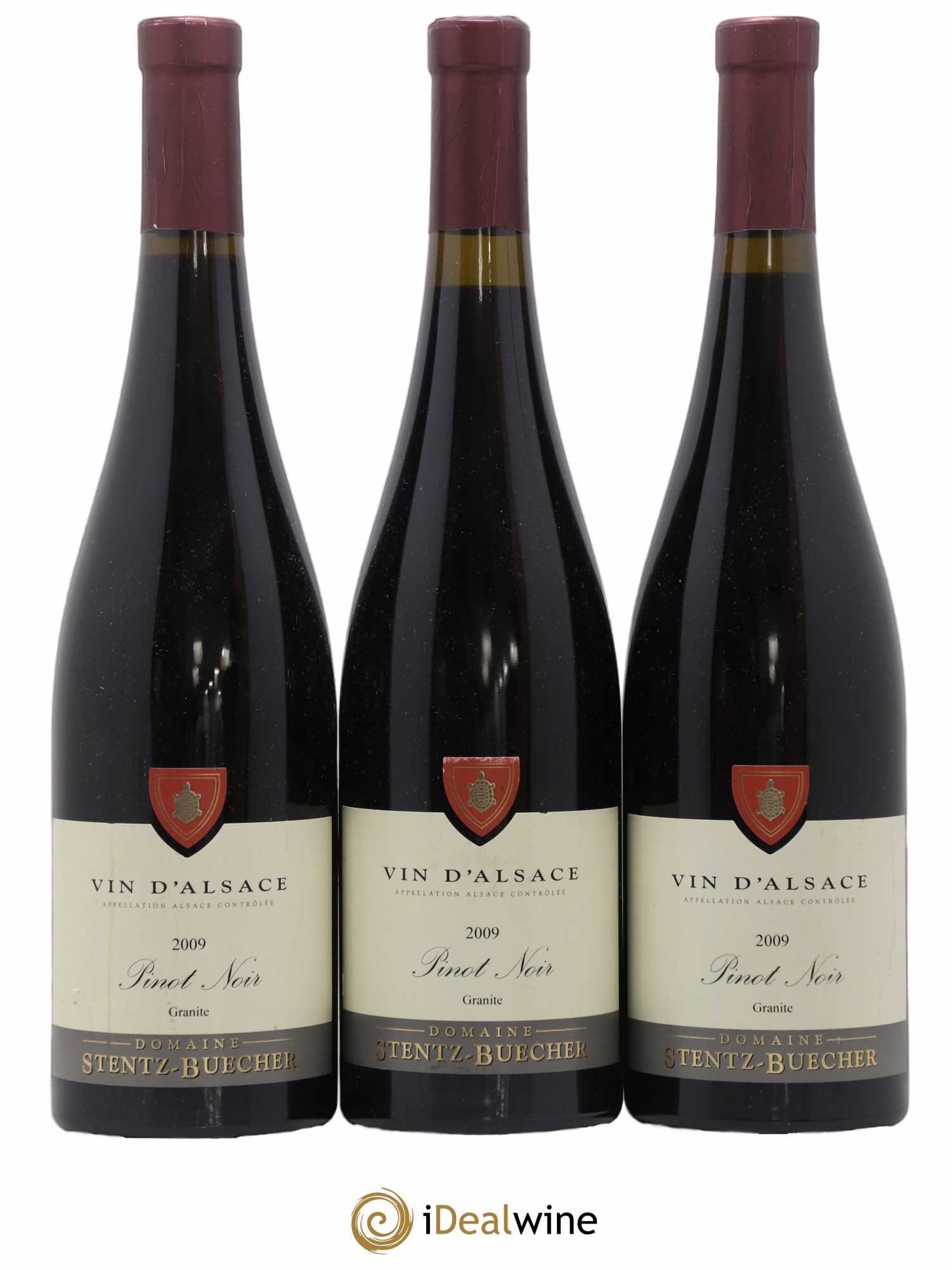 Pinot Noir Granite Stenz Buecher 2009 - Lot de 3 bouteilles - 0