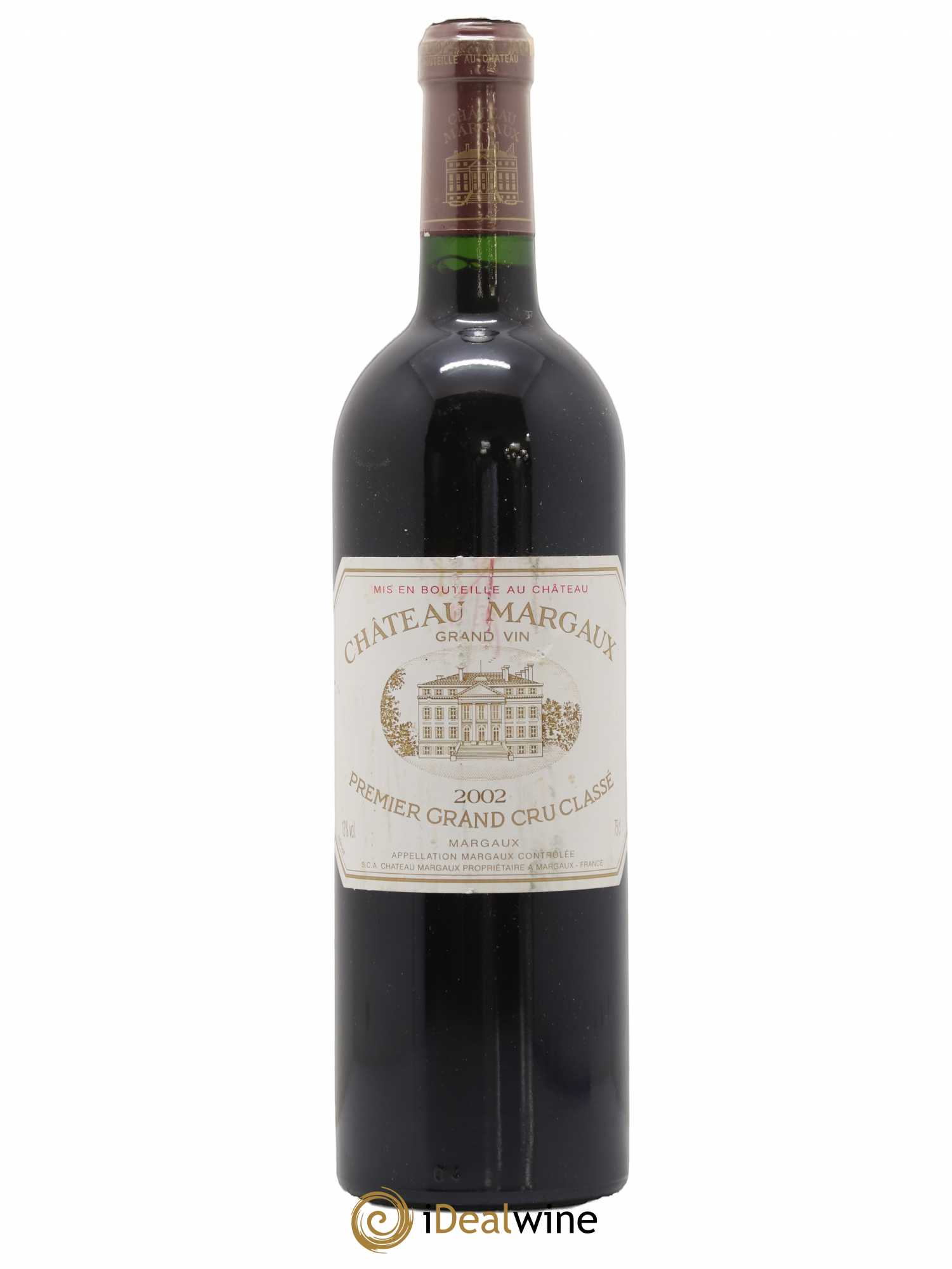 Château Margaux 1er Grand Cru Classé 2002 - Lot de 1 bouteille - 0