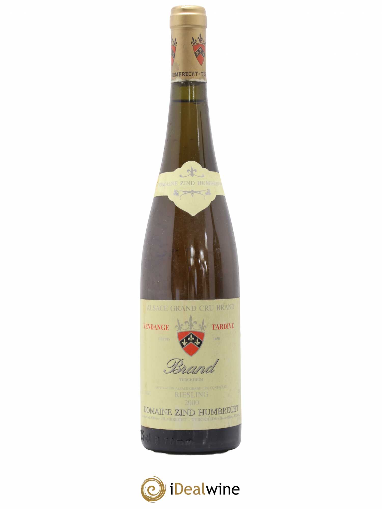 Alsace Riesling Grand Cru Brand Vendanges Tardives Zind-Humbrecht (Domaine) 2000 - Lotto di 1 bottiglia - 0