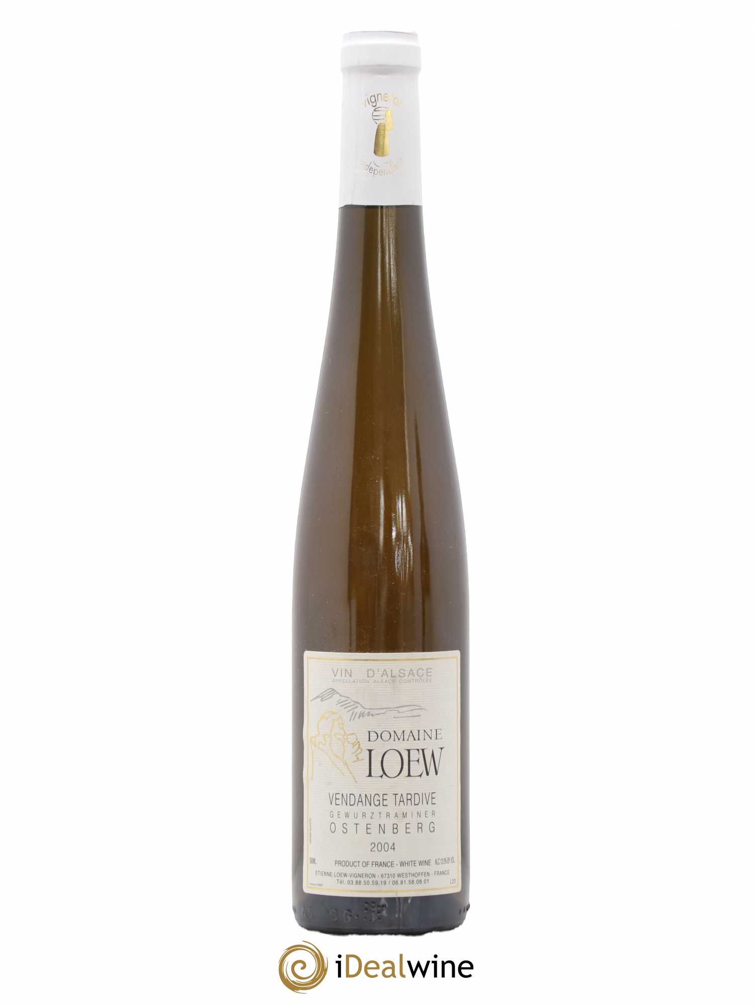 Gewurztraminer Vendanges Tardives Loew Ostenberg 50cl 2004 - Posten von 1 Flasche - 0