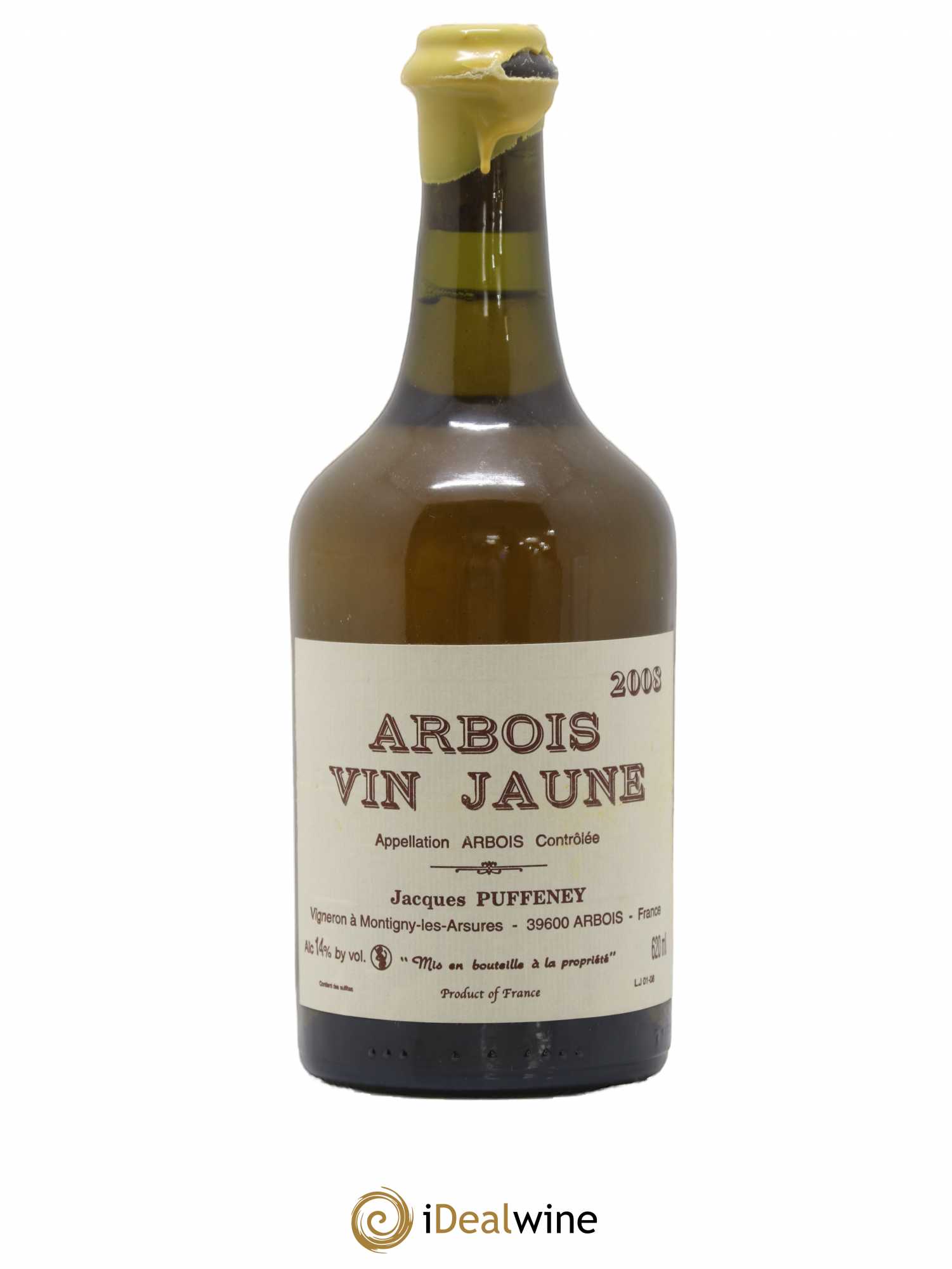 Arbois Vin Jaune Jacques Puffeney 2008 - Lot de 1 bouteille - 0