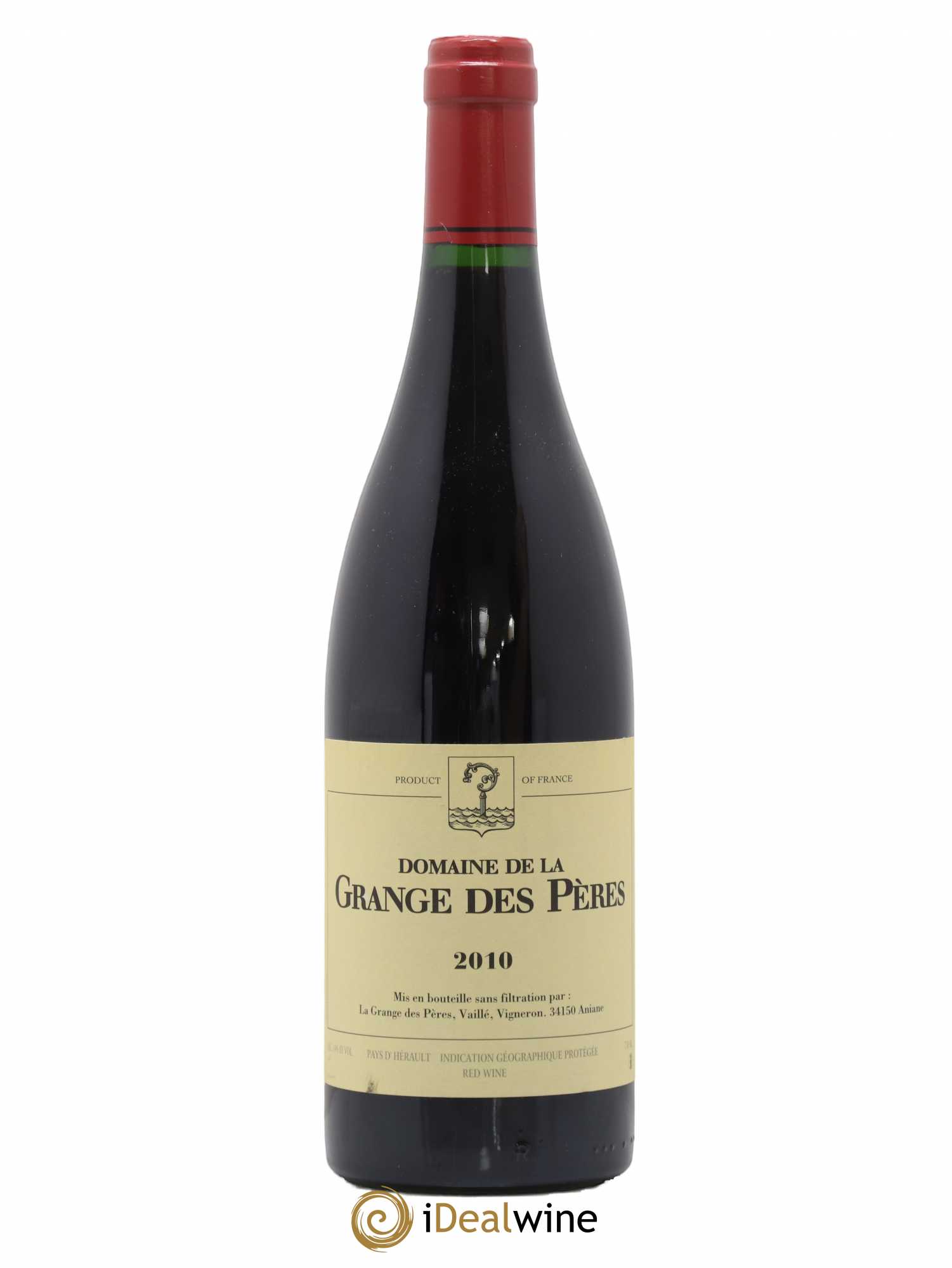 Pays d'Hérault Grange des Pères Laurent Vaillé 2010 - Lot de 1 bouteille - 0
