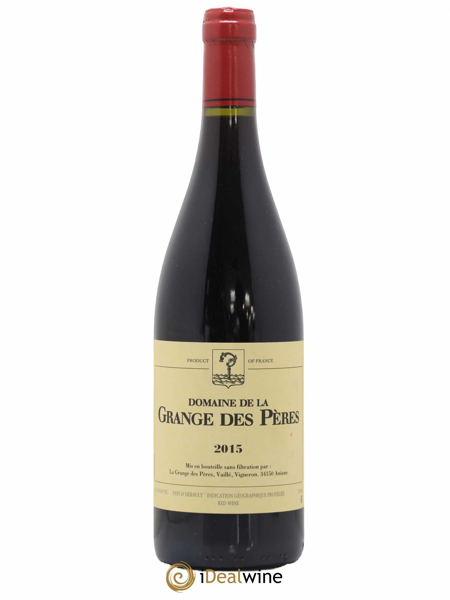 Pays d'Hérault Grange des Pères Laurent Vaillé 2015 - Lot de 1 bouteille - 0