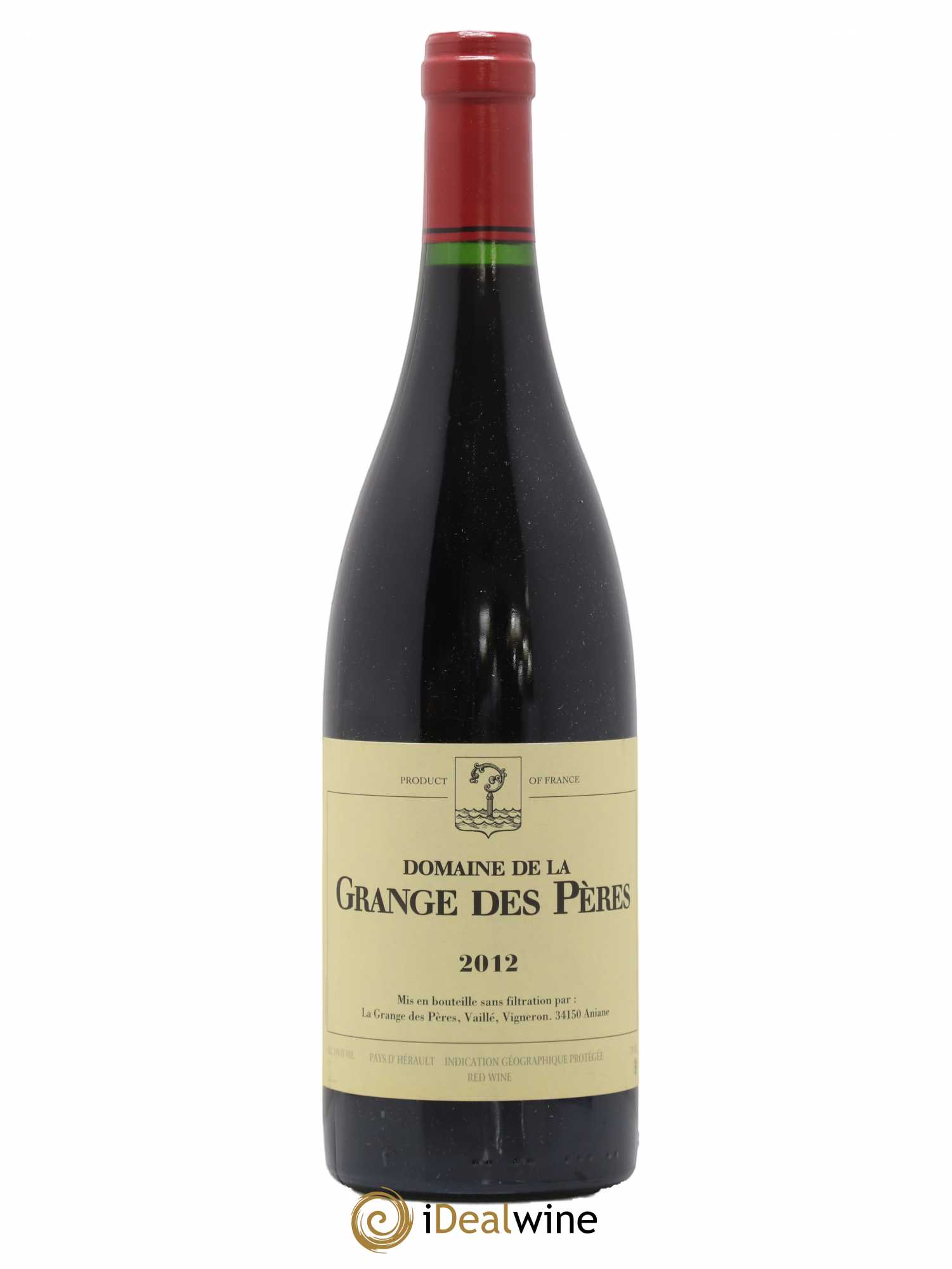 Pays d'Hérault Grange des Pères Laurent Vaillé 2012 - Lot de 1 bouteille - 0