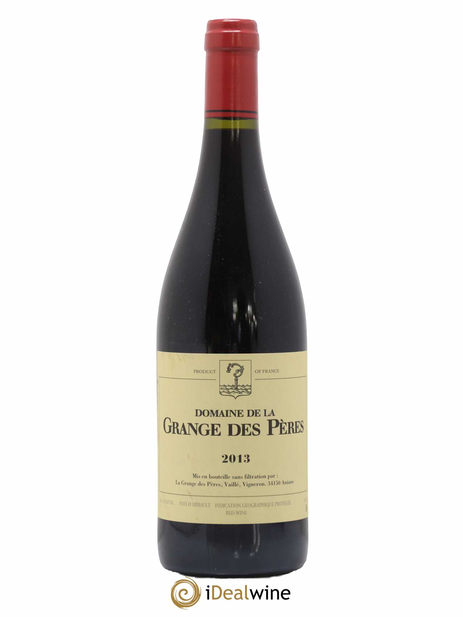Pays d'Hérault Grange des Pères Laurent Vaillé 2013 - Lot de 1 bouteille - 0