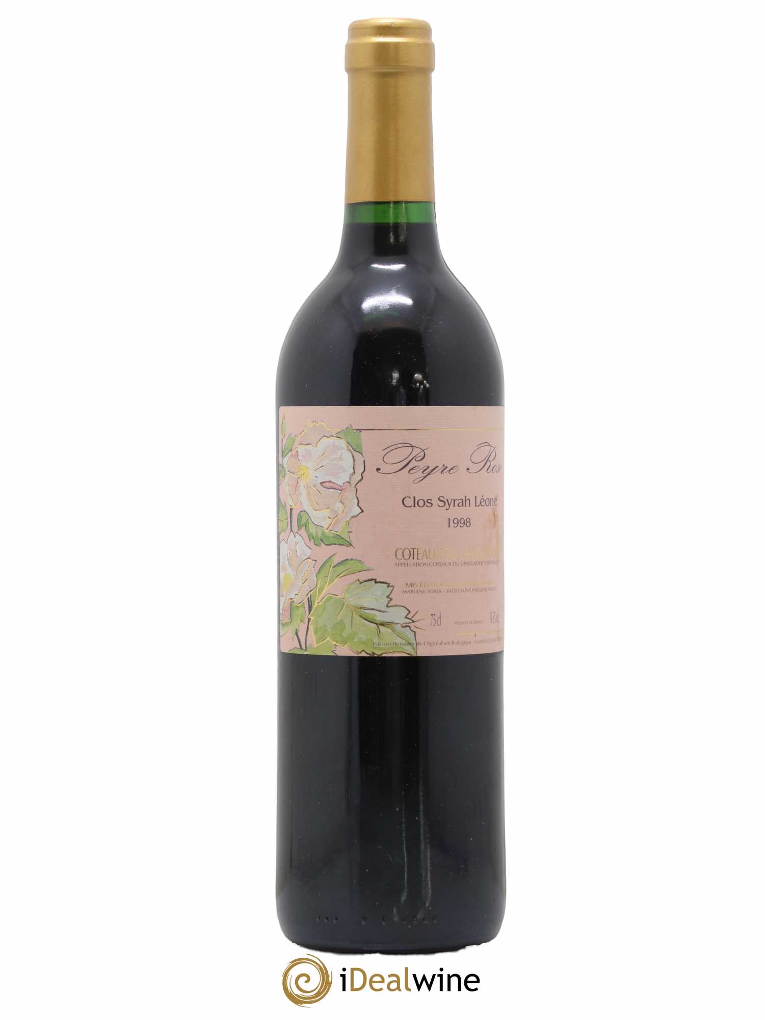 Coteaux du Languedoc Domaine Peyre Rose Belle Léone (anciennement Syrah Léone) Marlène Soria 1998 - Lot de 1 bouteille - 0