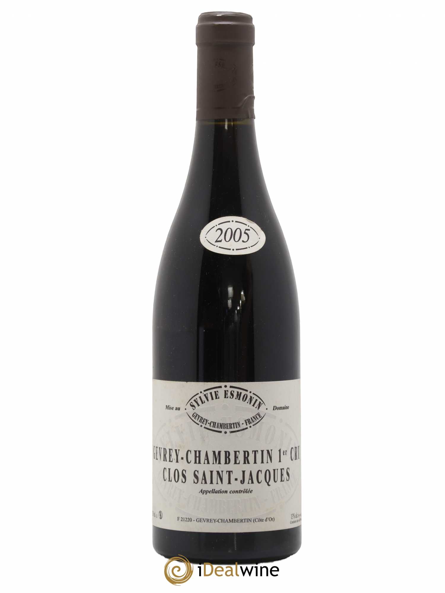 Gevrey-Chambertin 1er Cru Clos Saint Jacques Sylvie Esmonin 2005 - Lot de 1 bouteille - 0