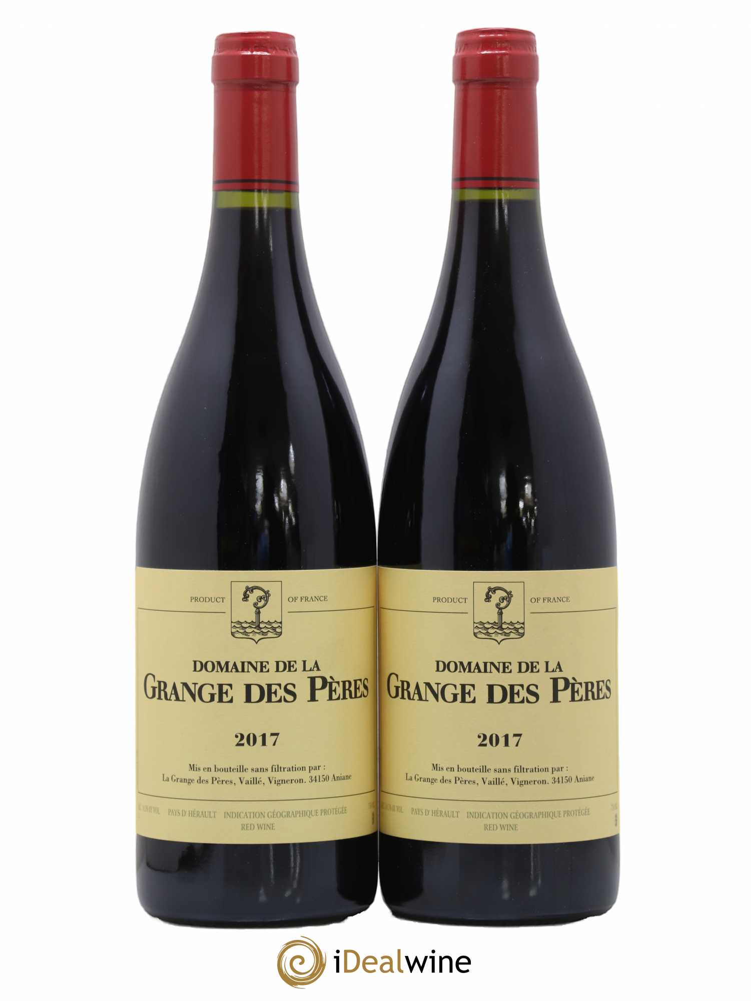 Pays d'Hérault Grange des Pères Laurent Vaillé 2017 - Lot de 2 bouteilles - 0