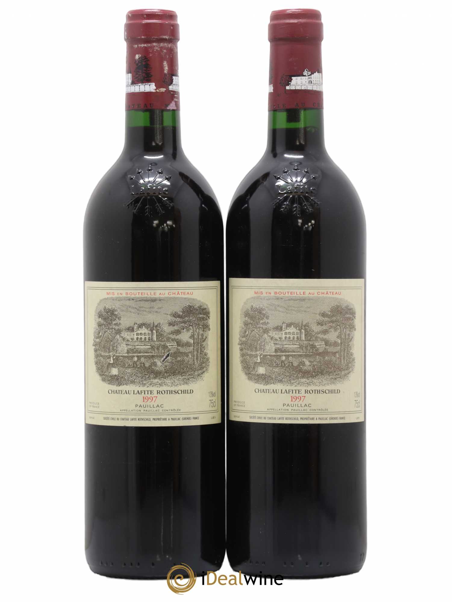 Château Lafite Rothschild 1er Grand Cru Classé 1997 - Lot de 2 bouteilles - 0