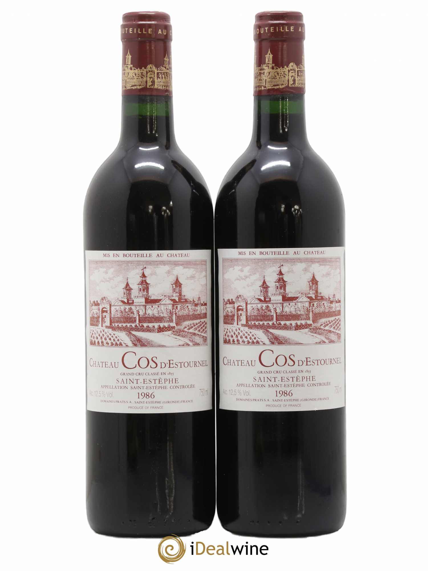 Cos d'Estournel 2ème Grand Cru Classé 1986 - Lot de 2 bouteilles - 0