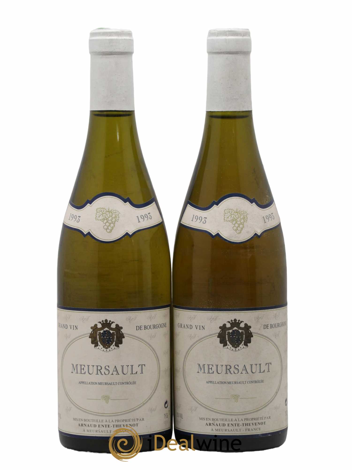 Meursault Arnault Ente Thevenot 1993 - Lot de 2 bouteilles - 0