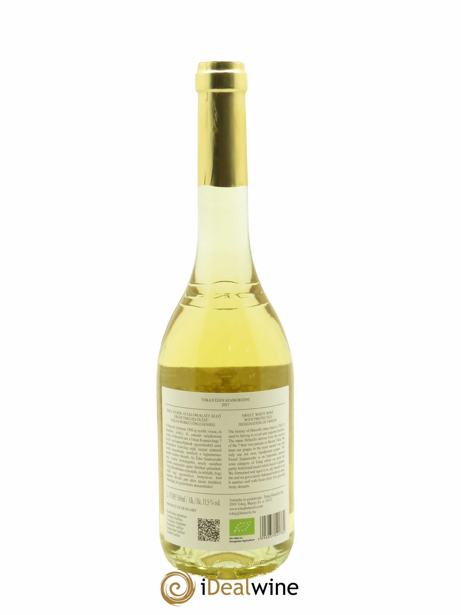 Tokaji Szamorodni Edes Hétszölö (Domaine) (50cl) 2017 - Lot de 1 bouteille - 1
