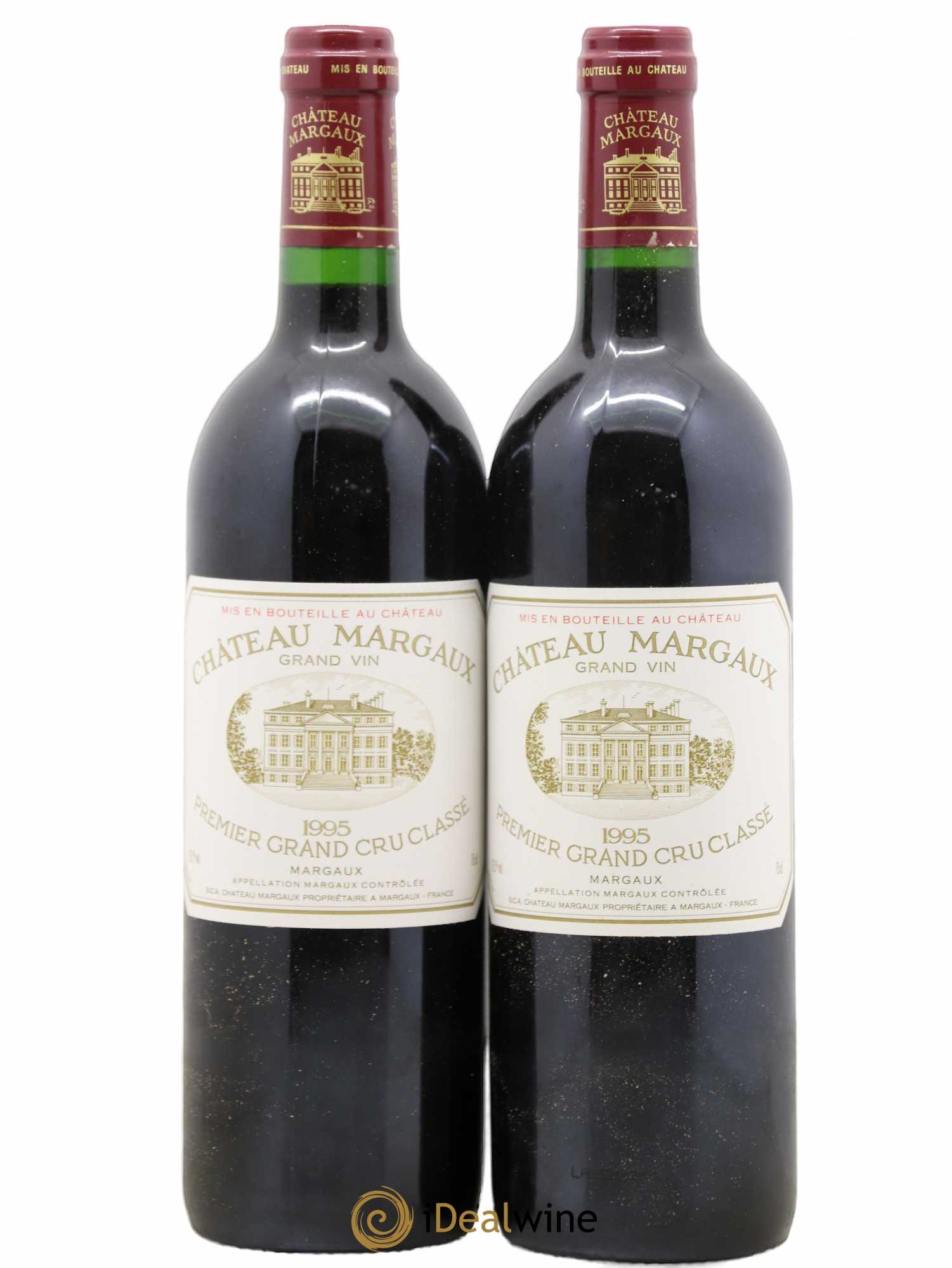 Château Margaux 1er Grand Cru Classé 1995 - Lot de 2 bouteilles - 0