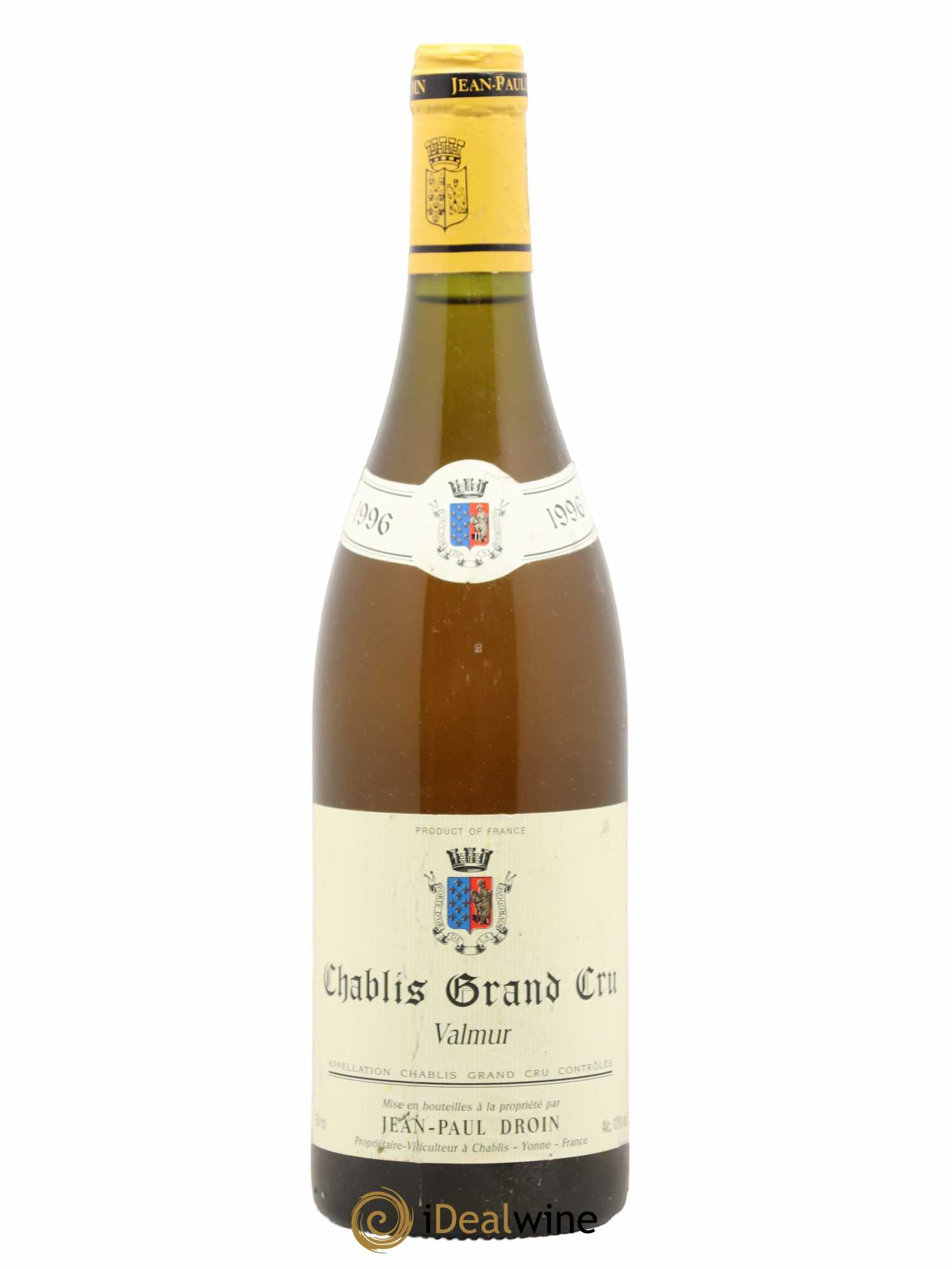 Chablis Grand Cru Valmur Jean-Paul & Benoît Droin (Domaine) 1996 - Lot de 1 bouteille - 0