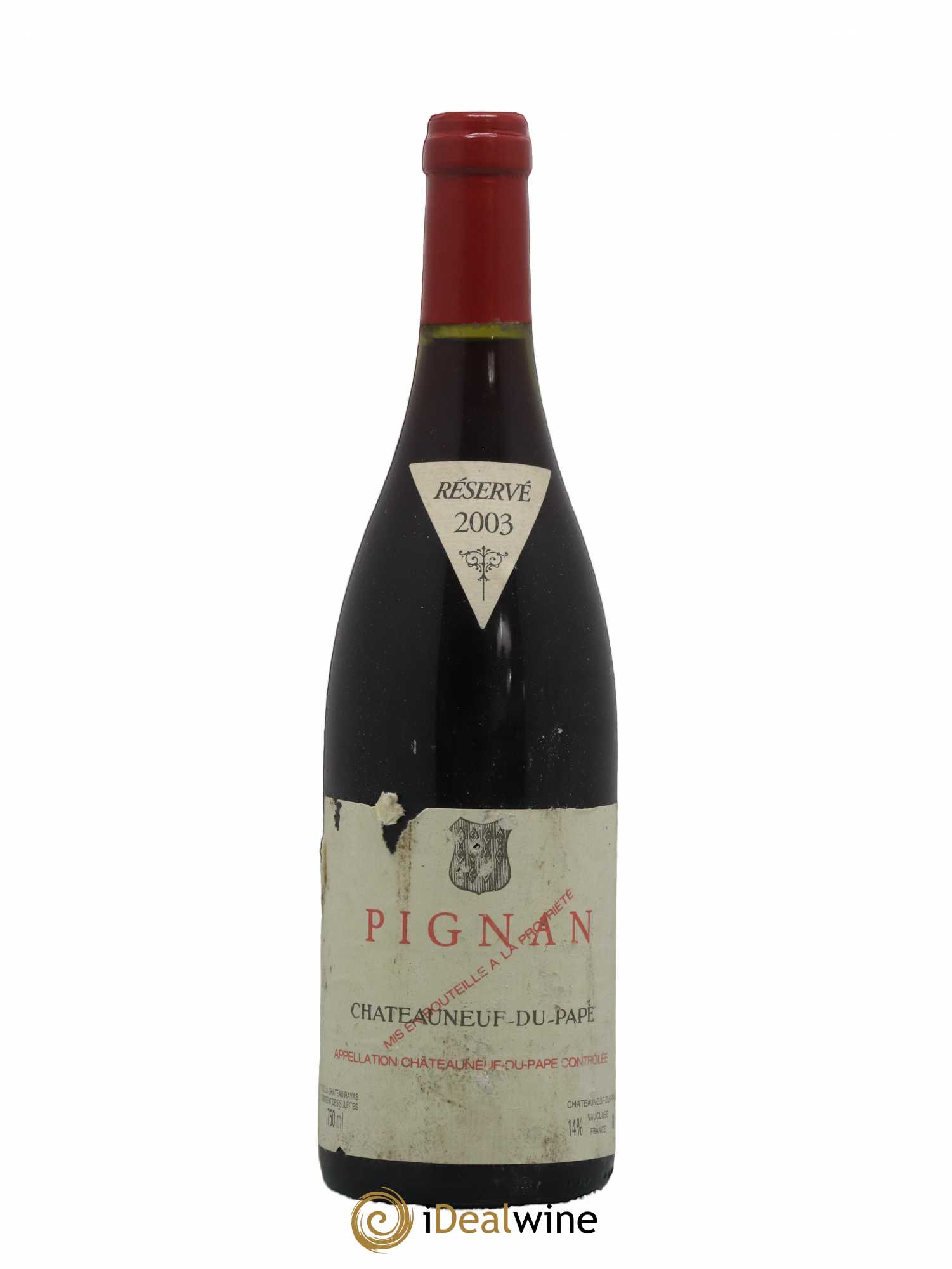 Châteauneuf-du-Pape Pignan Emmanuel Reynaud 2003 - Lot de 1 bouteille - 0