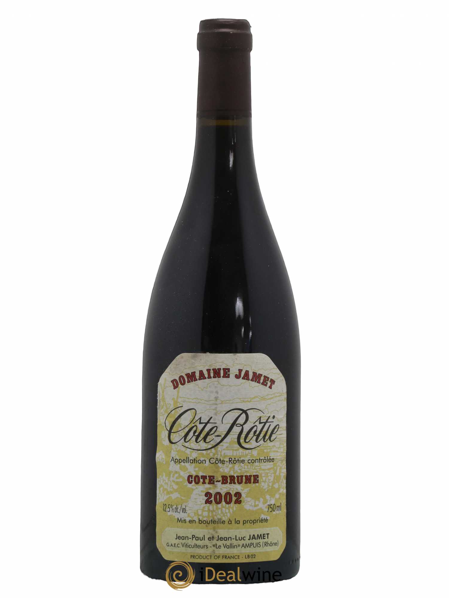 Côte-Rôtie Côte Brune Jamet (Domaine) 2002 - Lot de 1 bouteille - 0