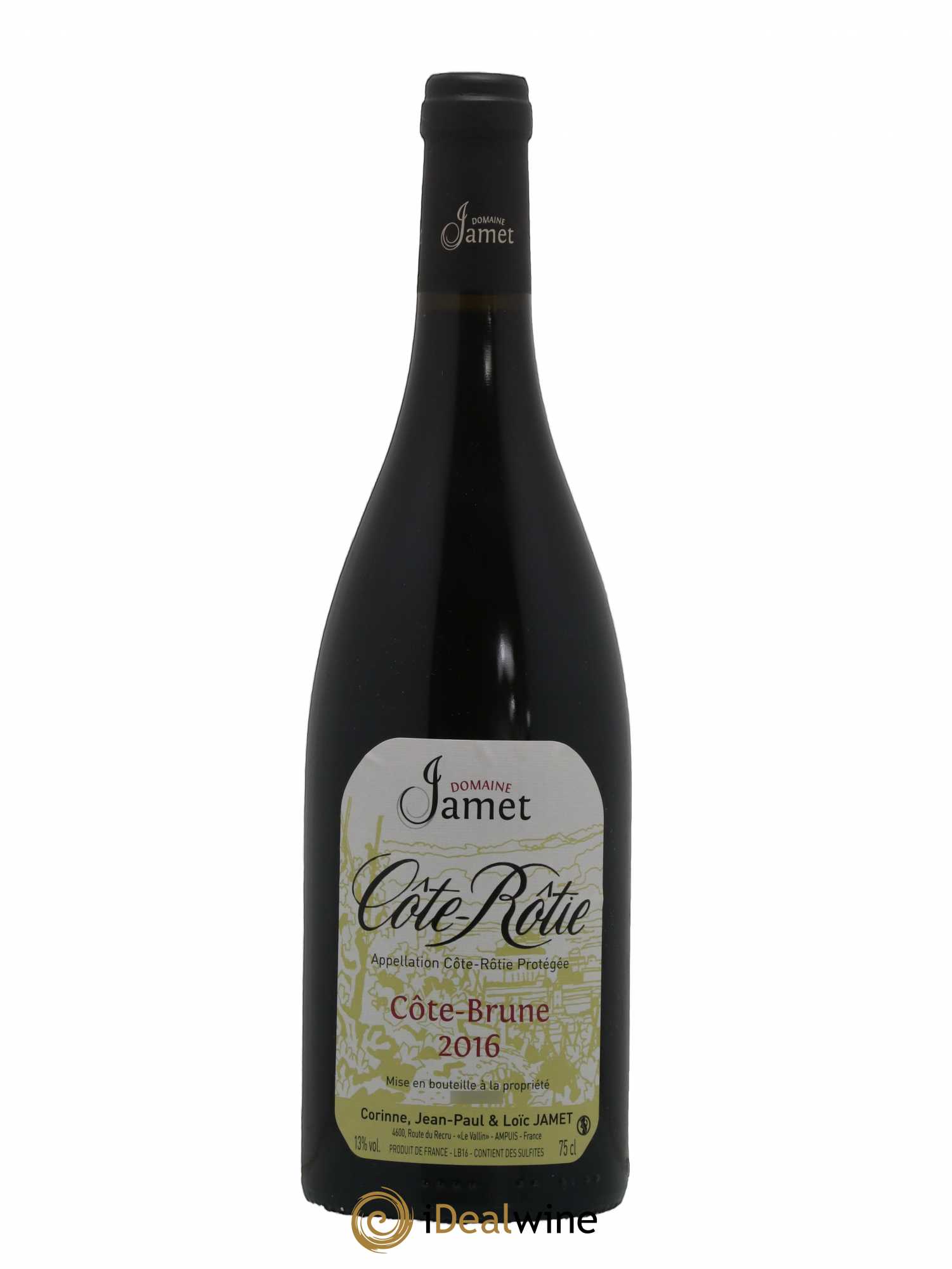 Côte-Rôtie Côte Brune Jamet (Domaine) 2016 - Lot de 1 bouteille - 0