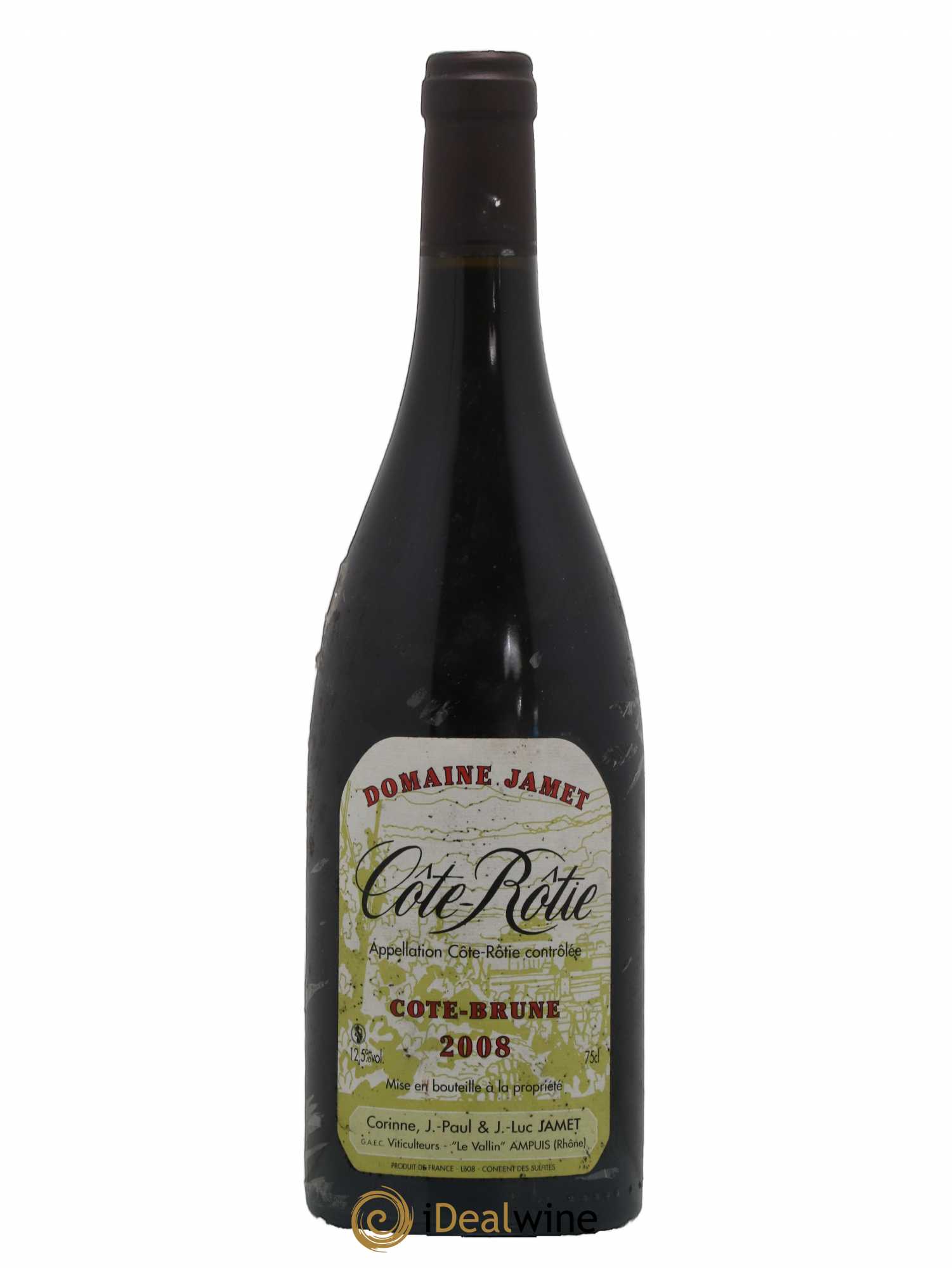 Côte-Rôtie Côte Brune Jamet (Domaine) 2008 - Lot de 1 bouteille - 0