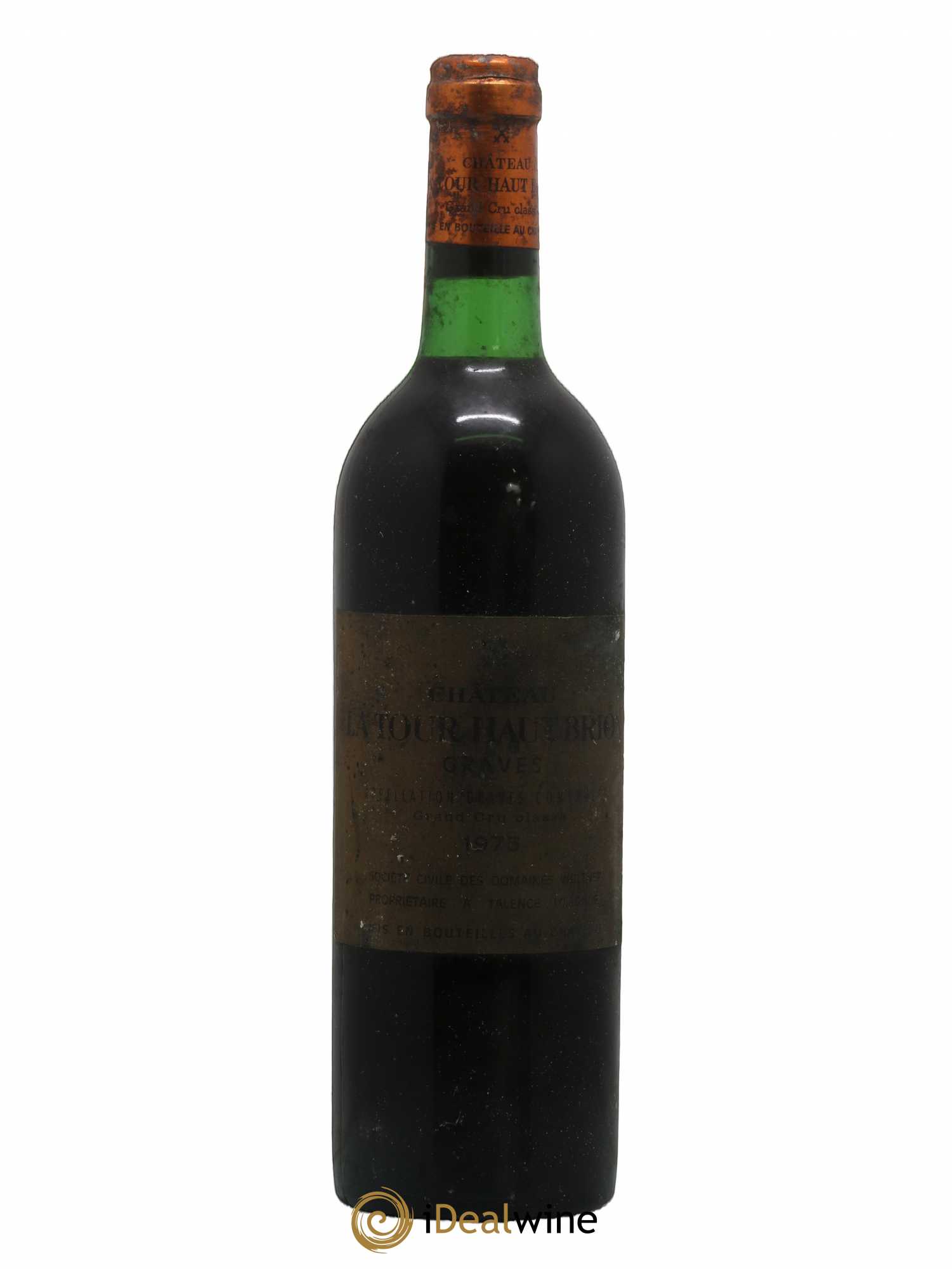 Château la Tour Haut-Brion Cru Classé de Graves 1975 - Lot de 1 bouteille - 0