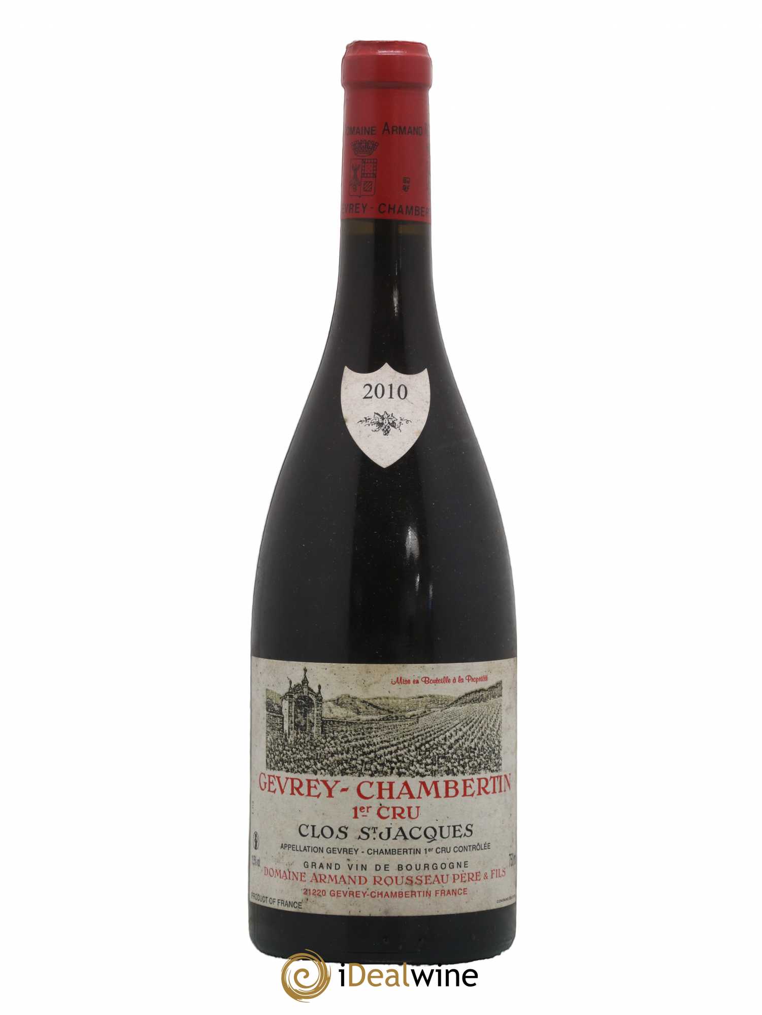 Gevrey-Chambertin 1er Cru Clos Saint-Jacques Armand Rousseau (Domaine) 2010 - Lot de 1 bouteille - 0