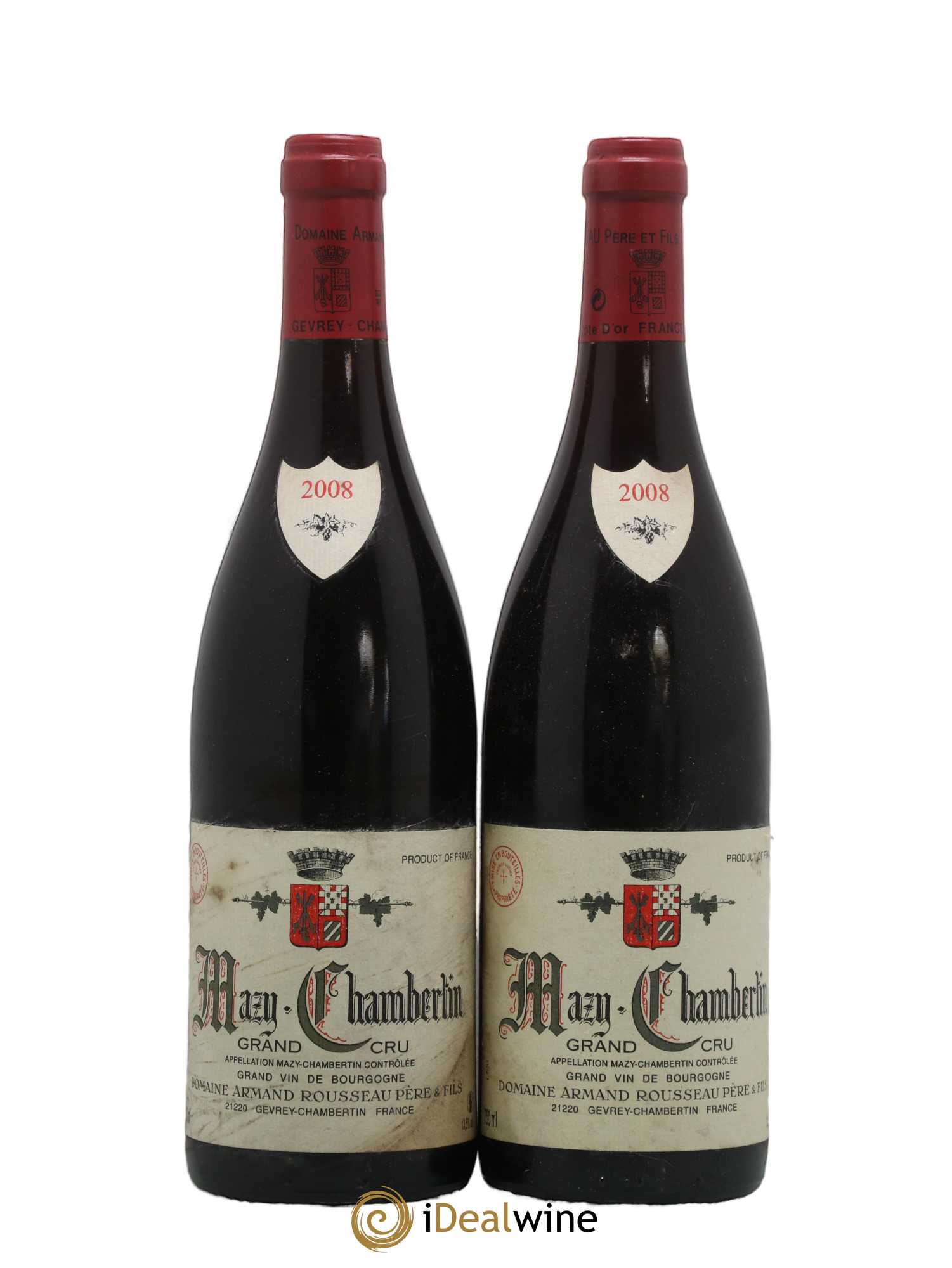 Mazis-Chambertin Grand Cru Armand Rousseau (Domaine) 2008 - Lot de 2 bouteilles - 0