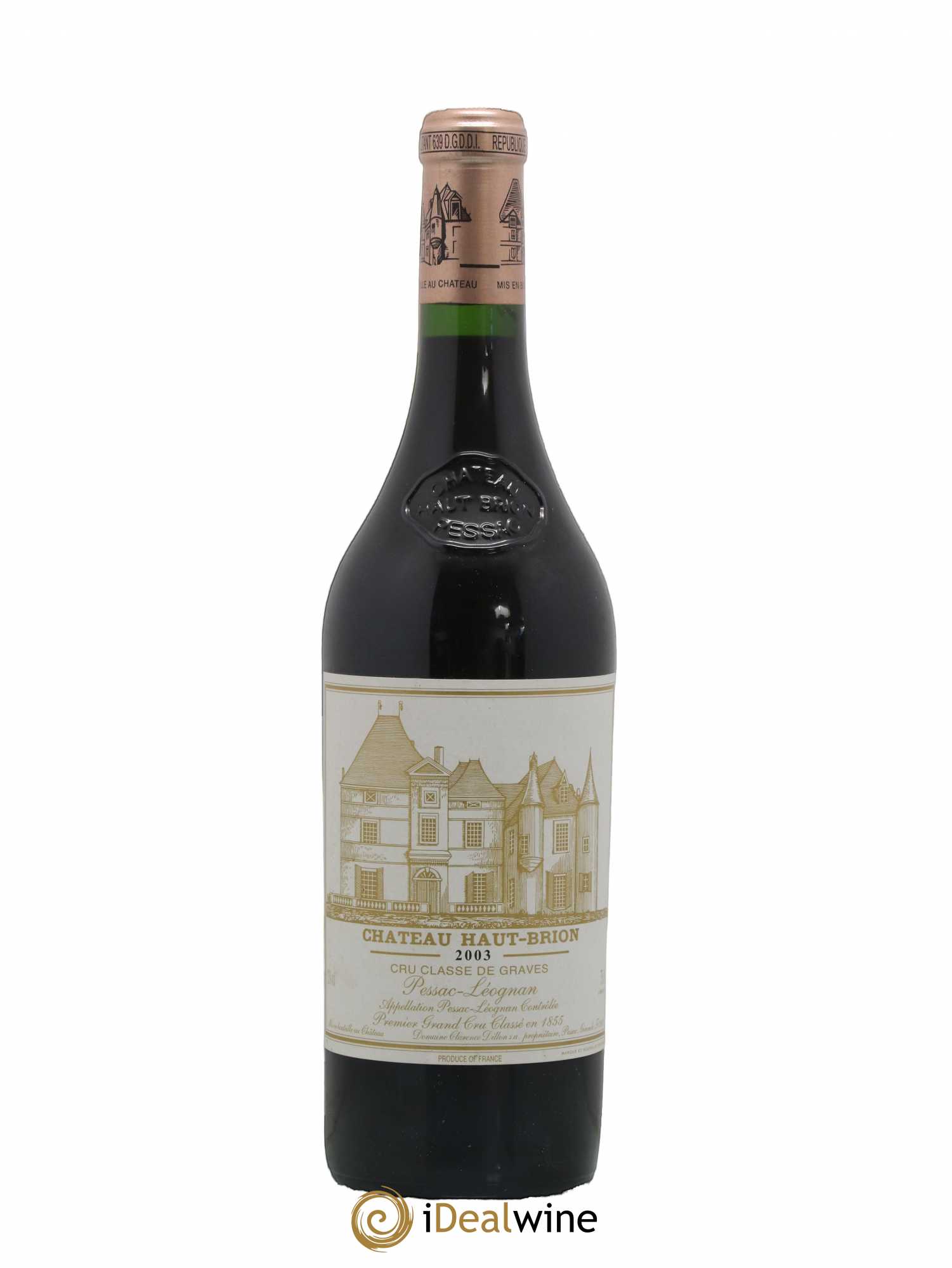 Château Haut Brion 1er Grand Cru Classé 2003 - Lot de 1 bouteille - 0