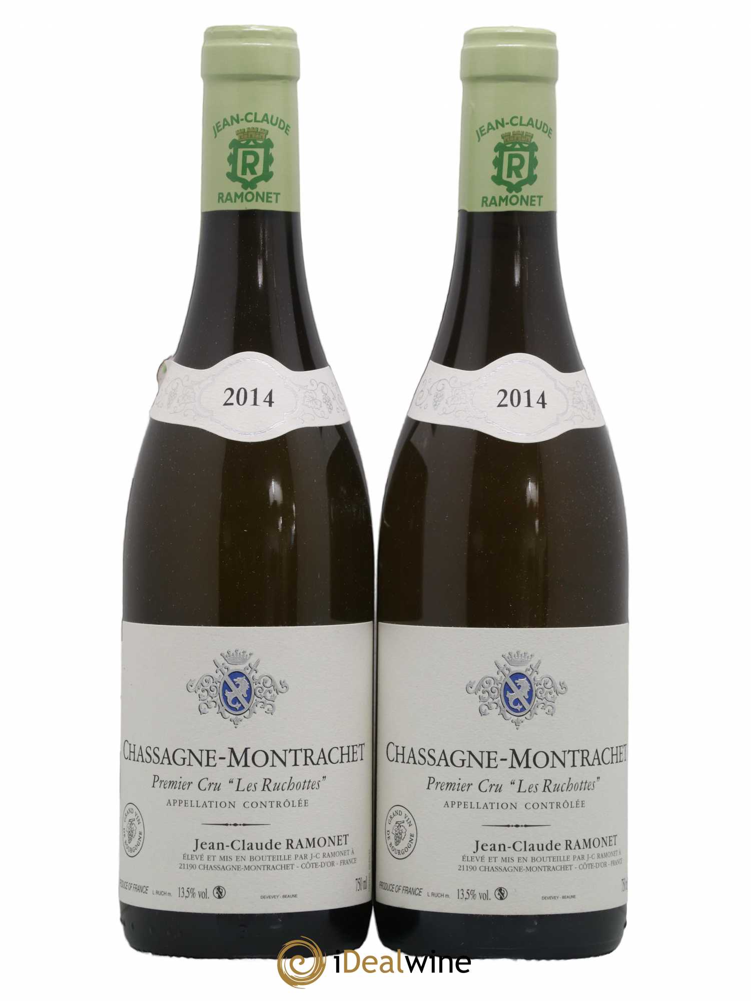 Chassagne-Montrachet 1er Cru Les Ruchottes Ramonet (Domaine) 2014 - Lot de 2 bouteilles - 0