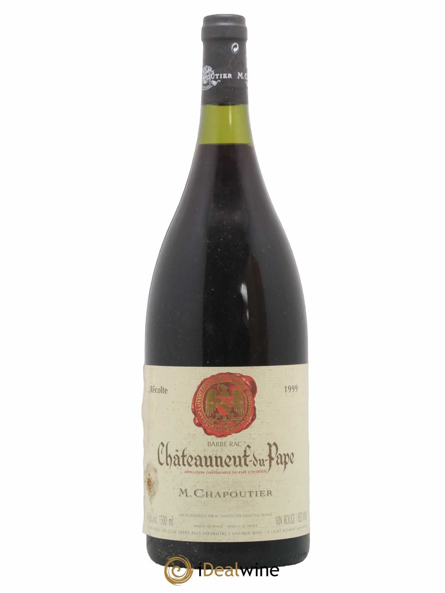 Châteauneuf-du-Pape Barbe Rac Chapoutier 1999 - Lot de 1 magnum - 1