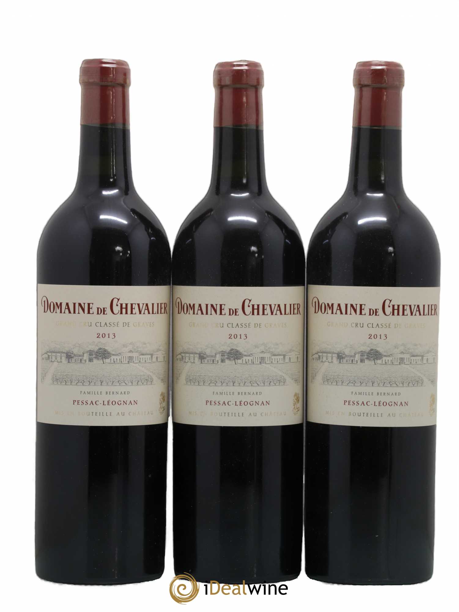 Domaine de Chevalier Cru Classé de Graves 2013 - Lot de 3 bouteilles - 0