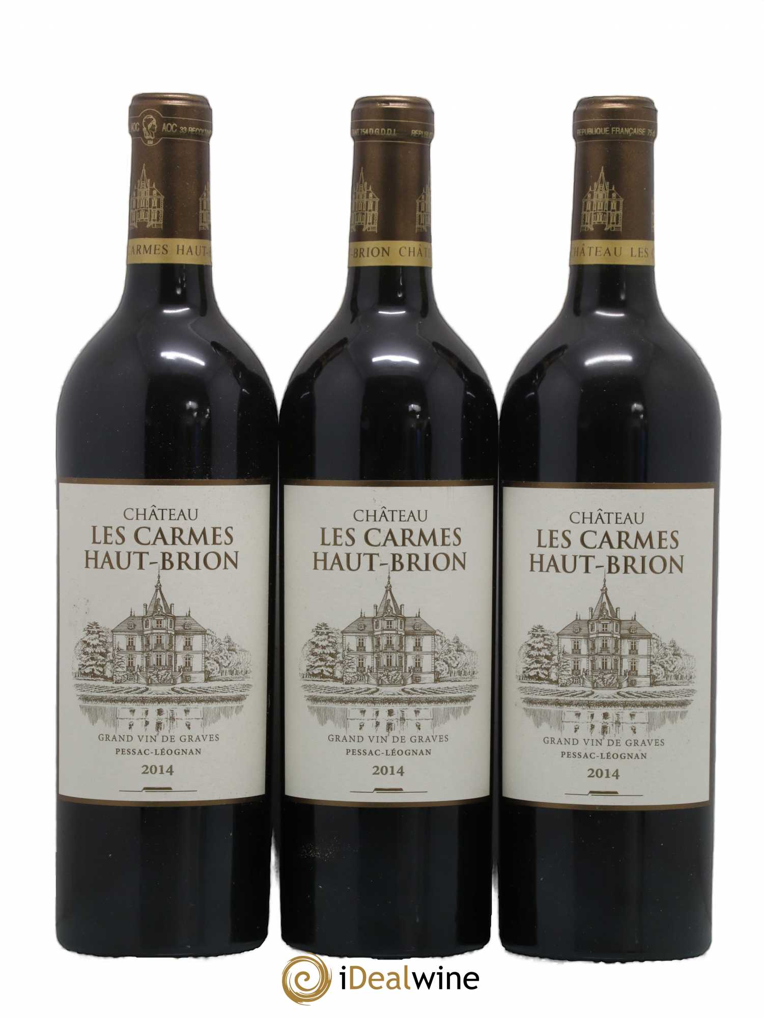 Château Les Carmes Haut-Brion 2014 - Lot de 12 bouteilles - 1