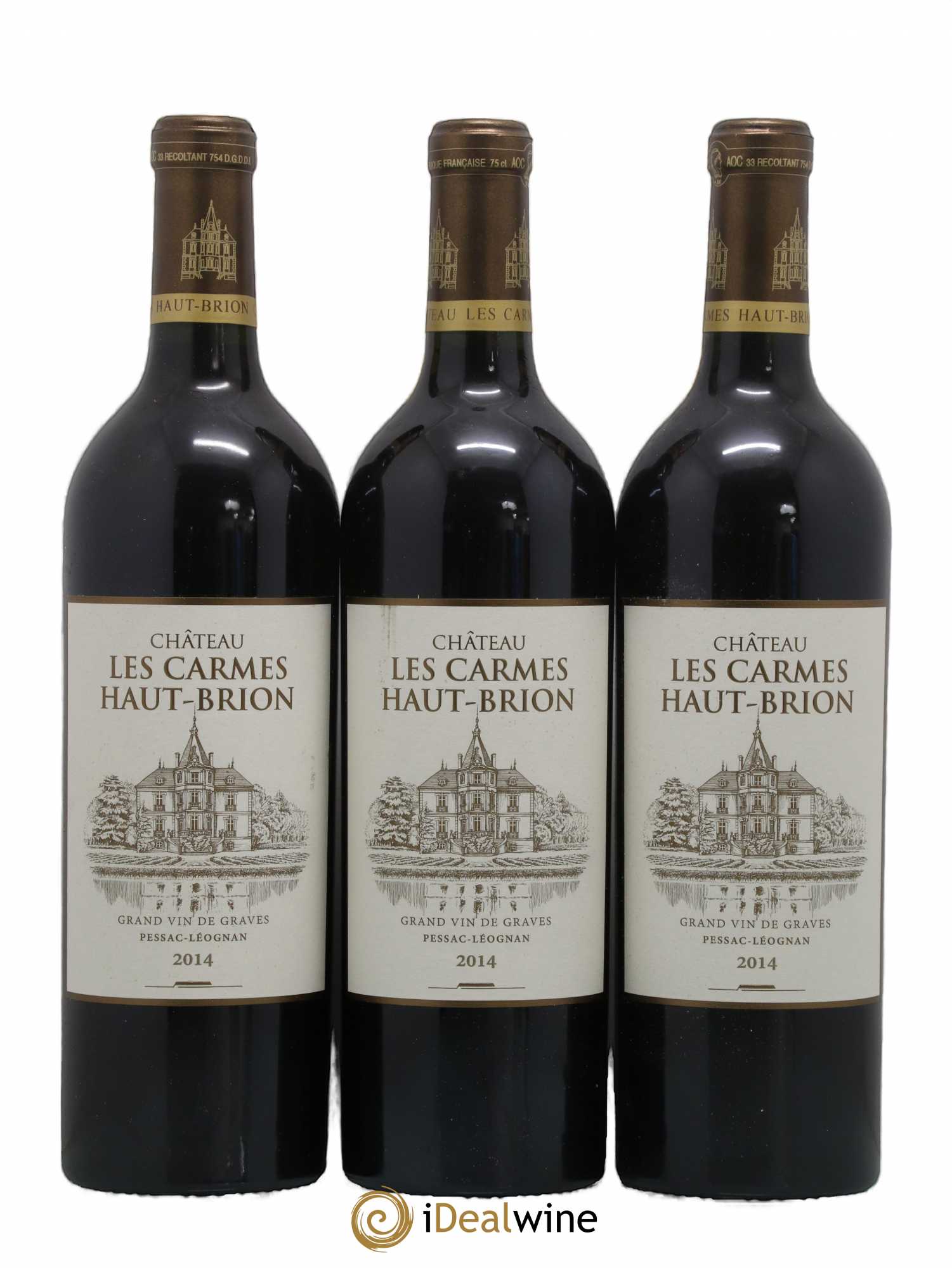 Château Les Carmes Haut-Brion 2014 - Lot de 12 bouteilles - 2