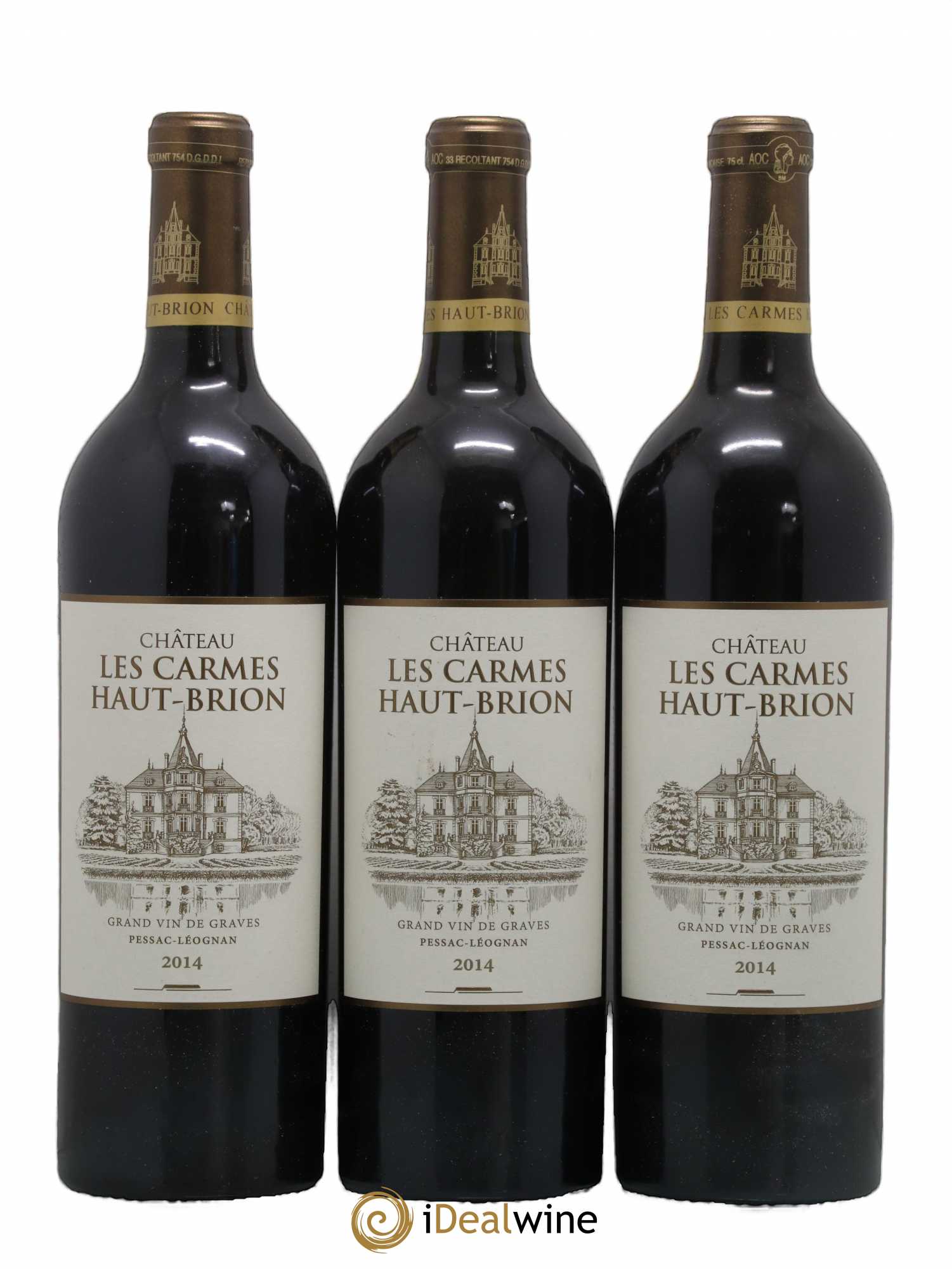 Château Les Carmes Haut-Brion 2014 - Lot de 12 bouteilles - 3