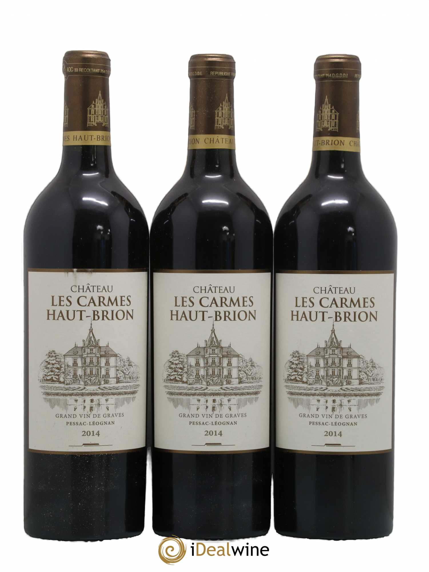 Château Les Carmes Haut-Brion 2014 - Lot de 12 bouteilles - 4