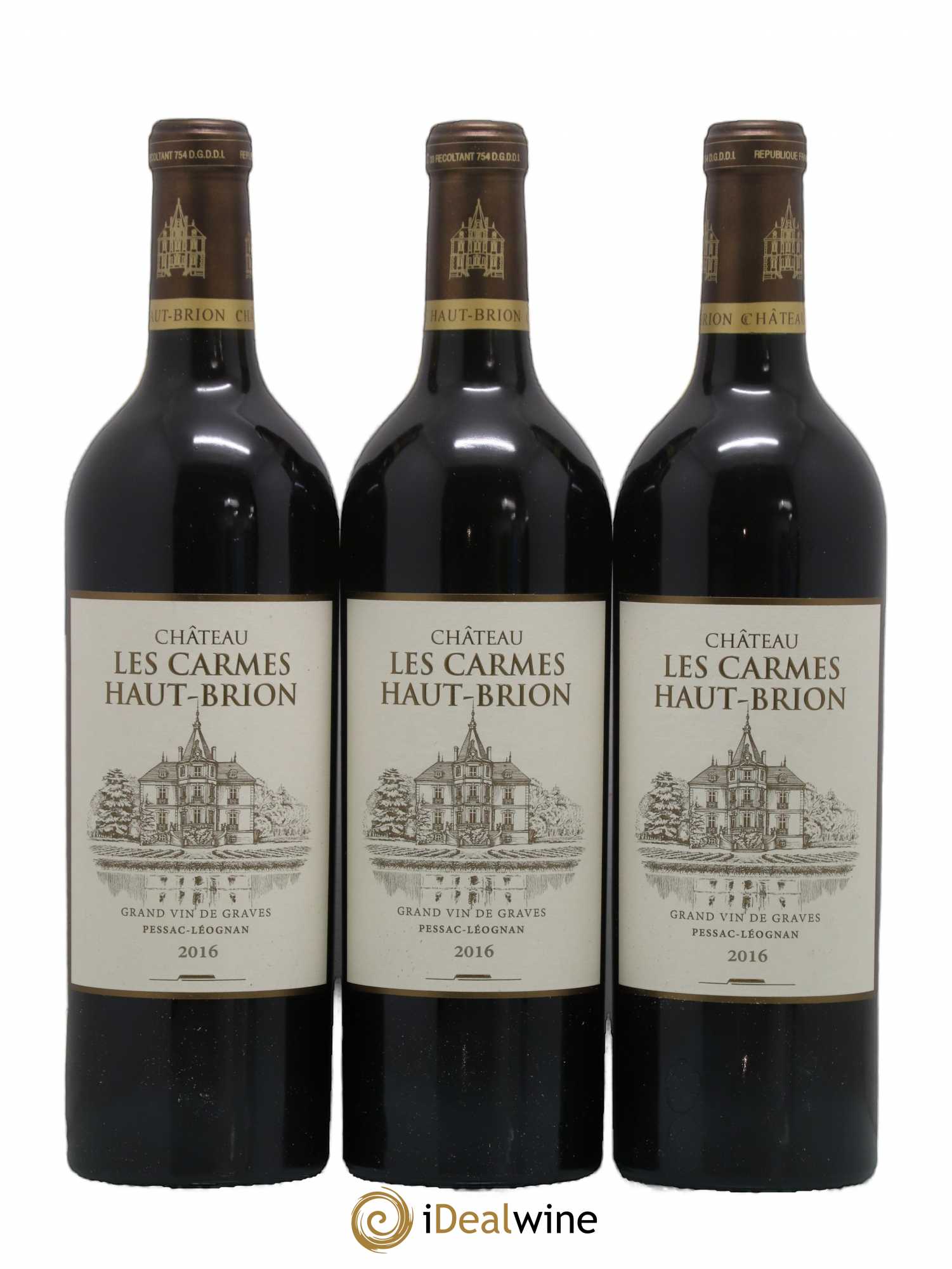 Château Les Carmes Haut-Brion 2016 - Lot de 6 bouteilles - 3