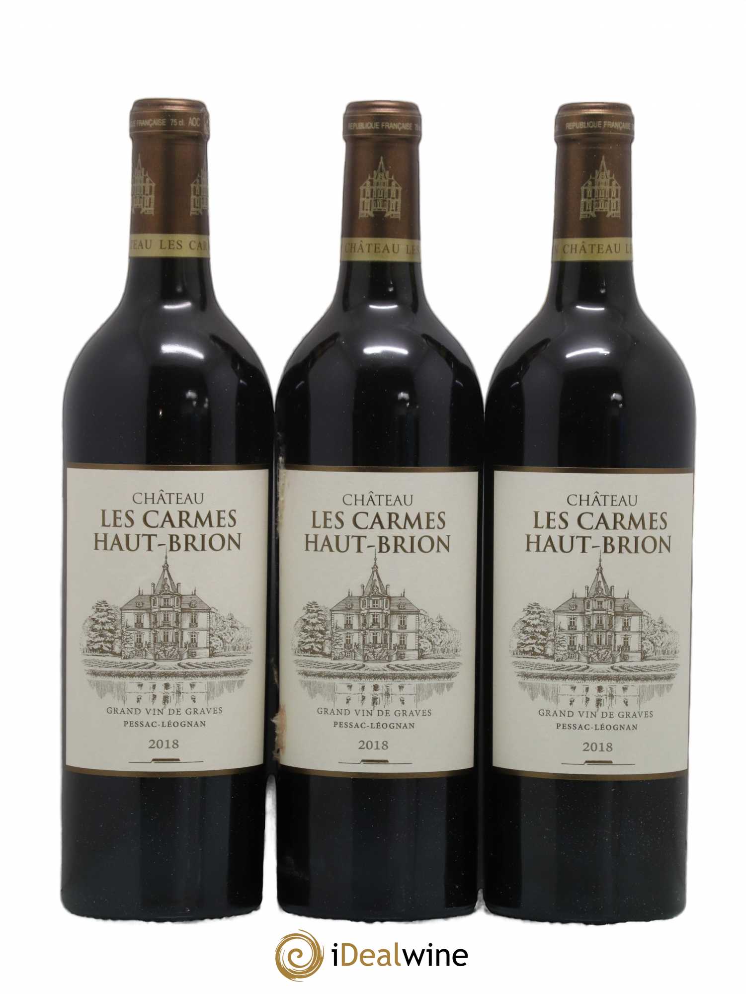 Château Les Carmes Haut-Brion 2018 - Lot de 6 bouteilles - 2