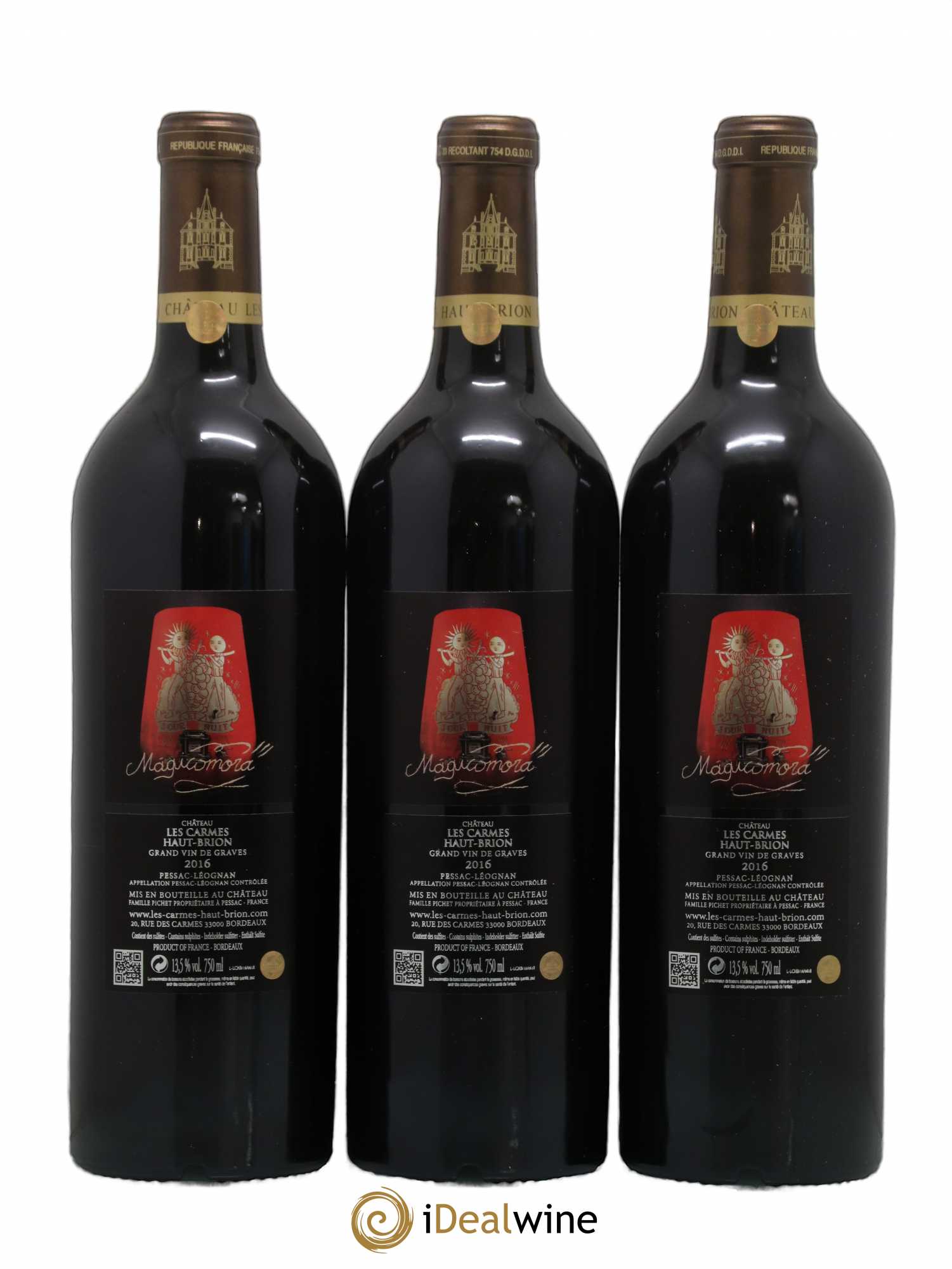 Château Les Carmes Haut-Brion 2016 - Lot de 6 bouteilles - 2