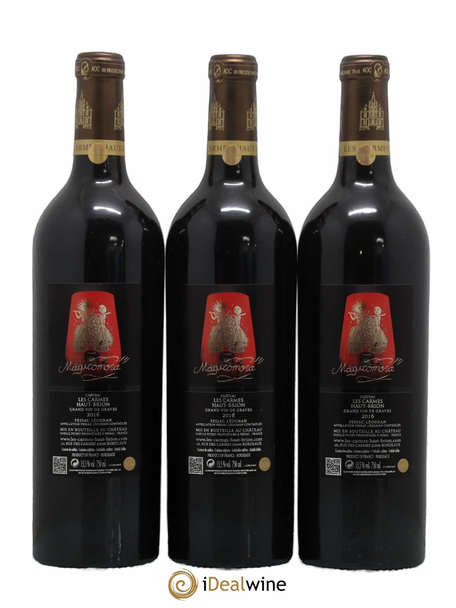 Château Les Carmes Haut-Brion 2016 - Lot de 6 bouteilles - 4