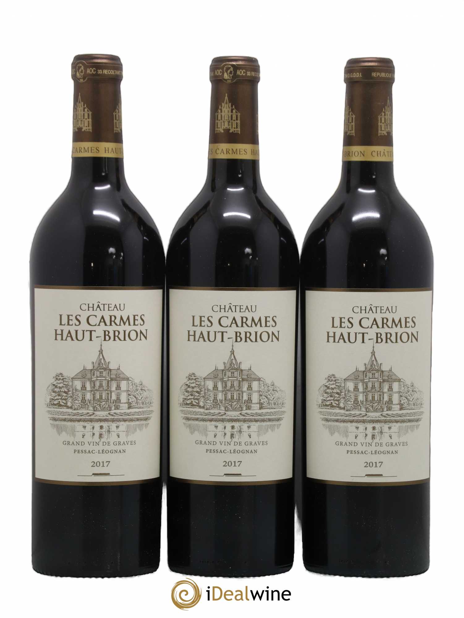 Château Les Carmes Haut-Brion 2017 - Lot de 6 bouteilles - 2