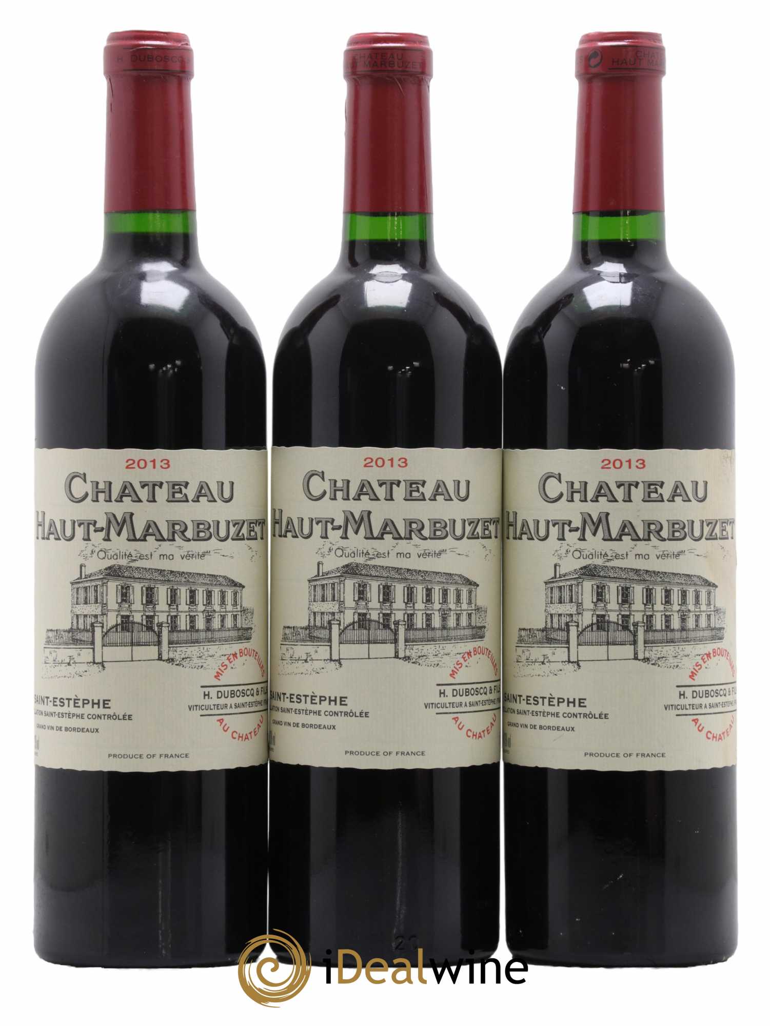 Château Haut Marbuzet 2013 - Lot de 3 bouteilles - 0