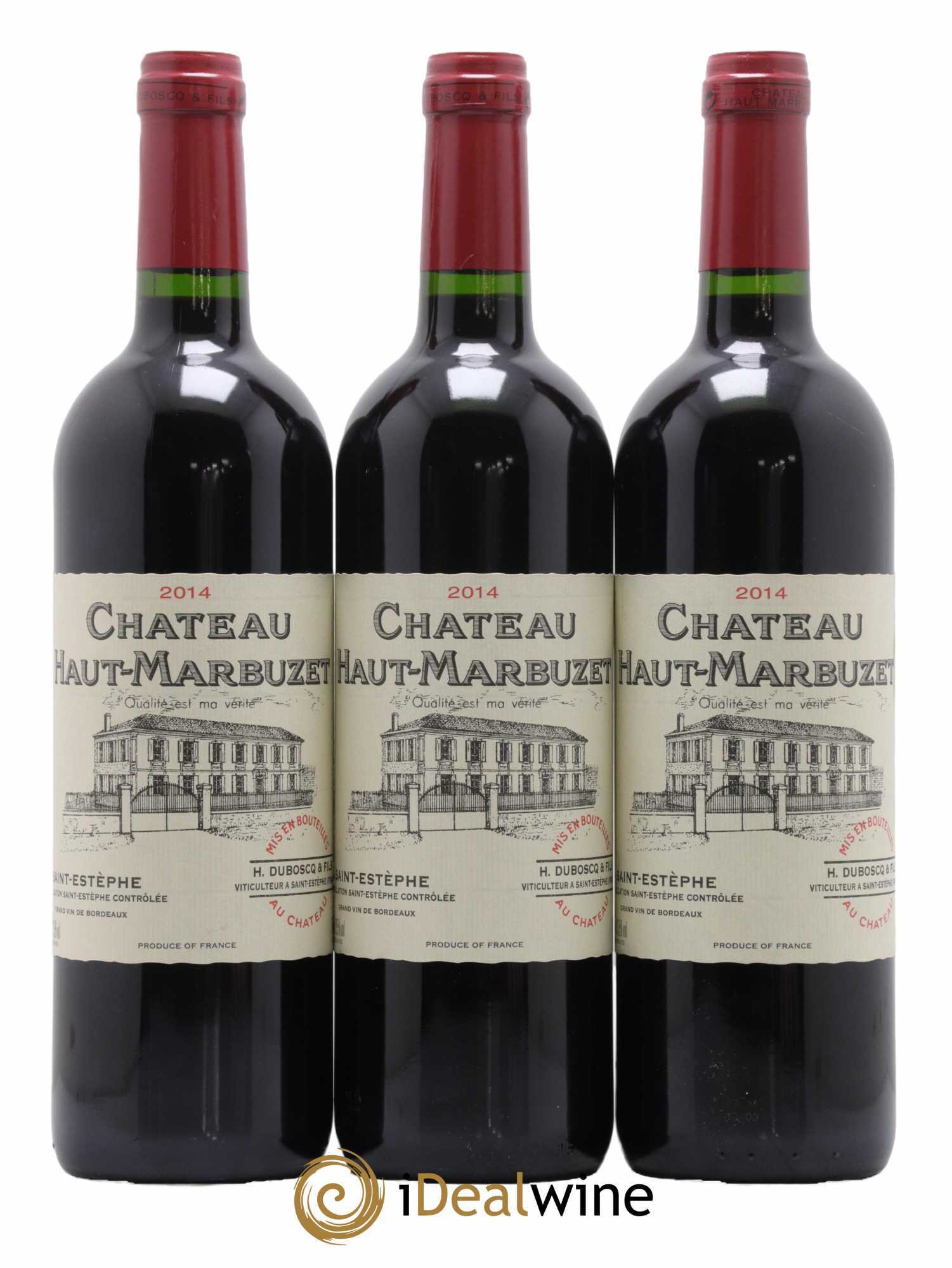 Château Haut Marbuzet 2014 - Lot de 3 bouteilles - 0