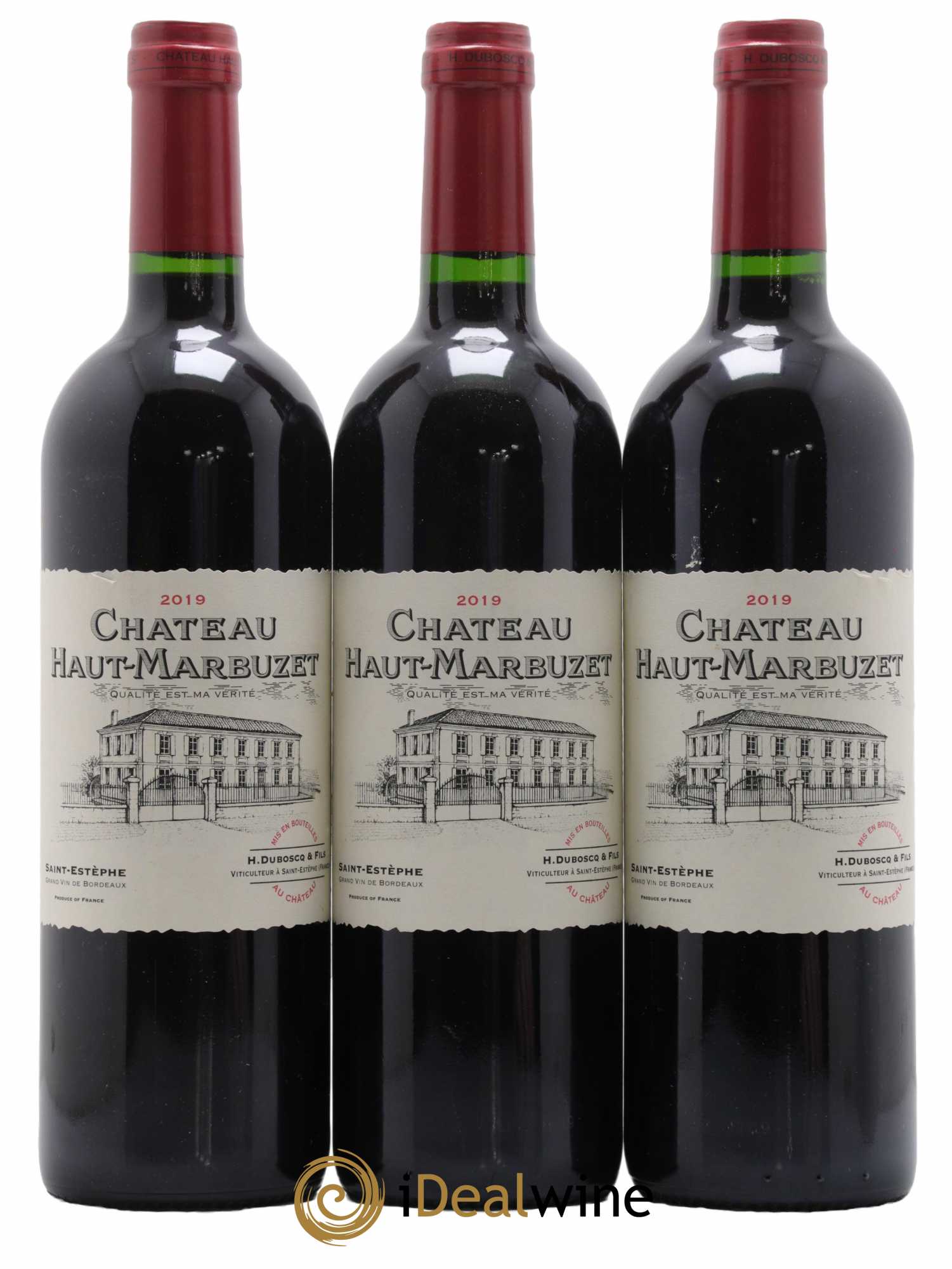 Château Haut Marbuzet 2019 - Lot de 3 bouteilles - 0