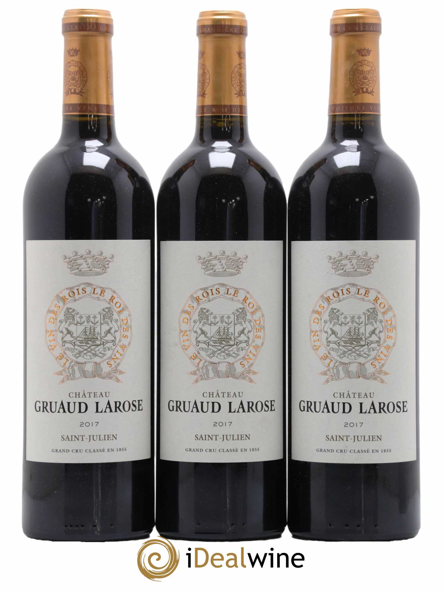 Château Gruaud Larose 2ème Grand Cru Classé 2017 - Lot de 3 bouteilles - 0
