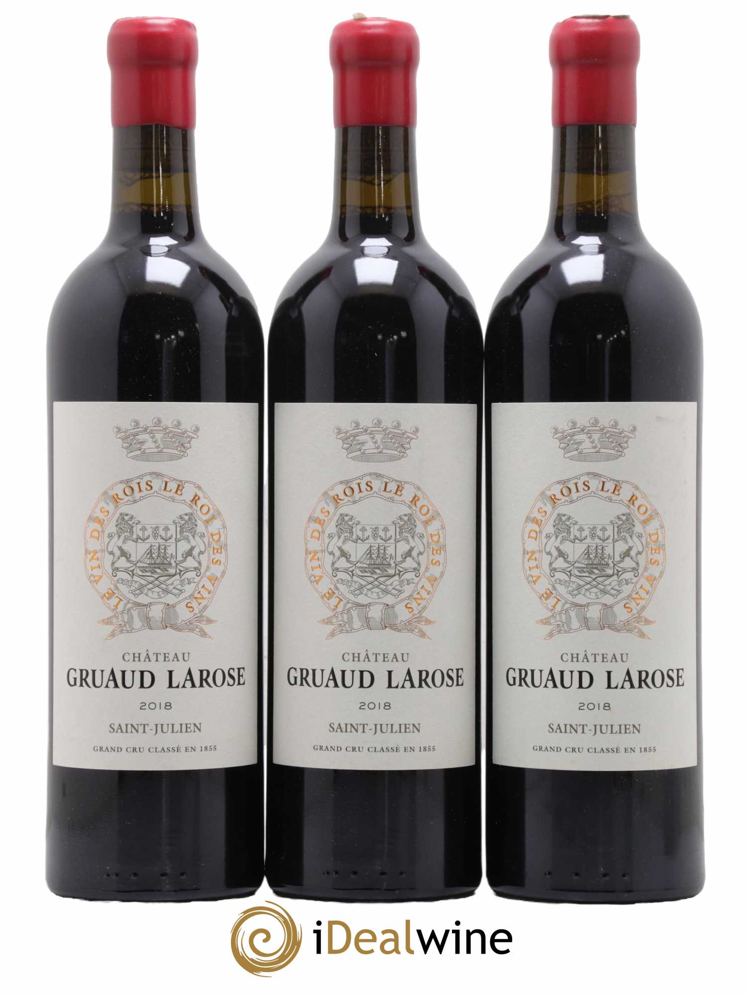 Château Gruaud Larose 2ème Grand Cru Classé 2018 - Lot de 3 bouteilles - 0