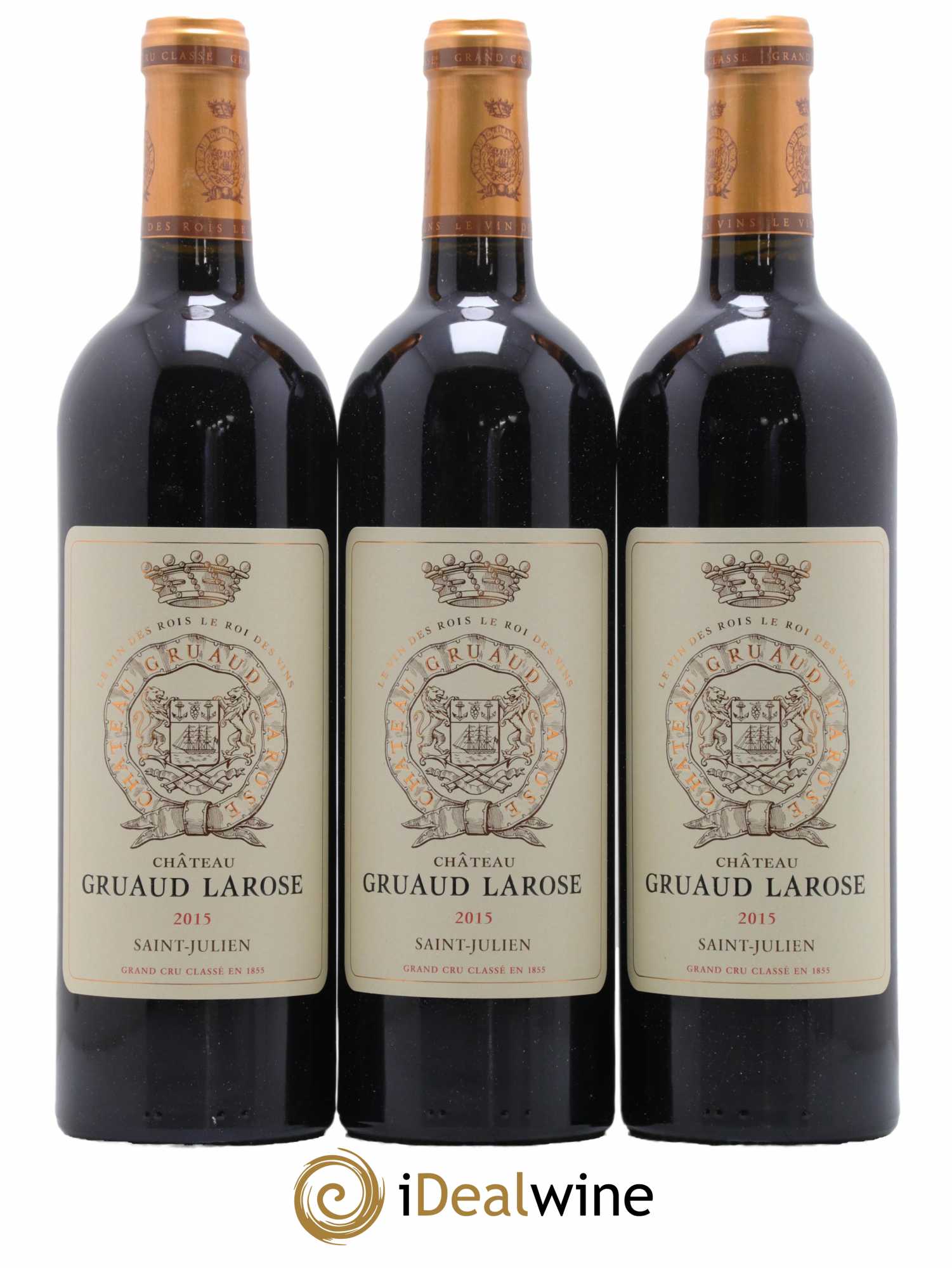 Château Gruaud Larose 2ème Grand Cru Classé 2015 - Lot de 3 bouteilles - 0