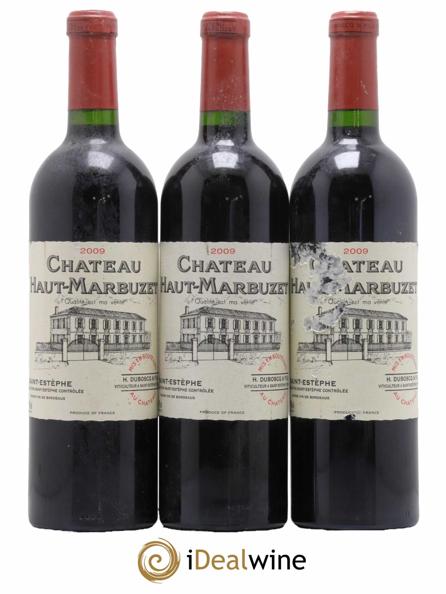 Château Haut Marbuzet 2009 - Lot de 3 bouteilles - 0