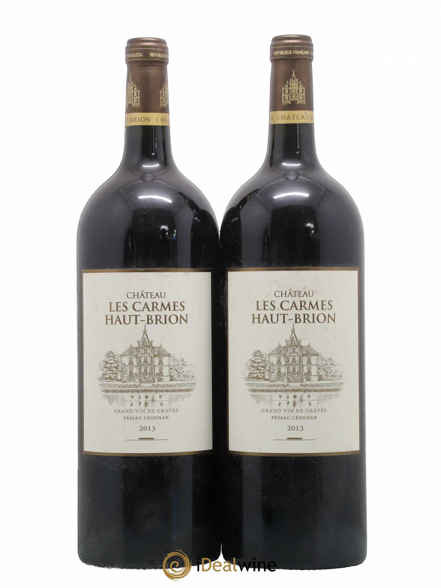 Château Les Carmes Haut-Brion 2013 - Lot de 2 magnums - 0