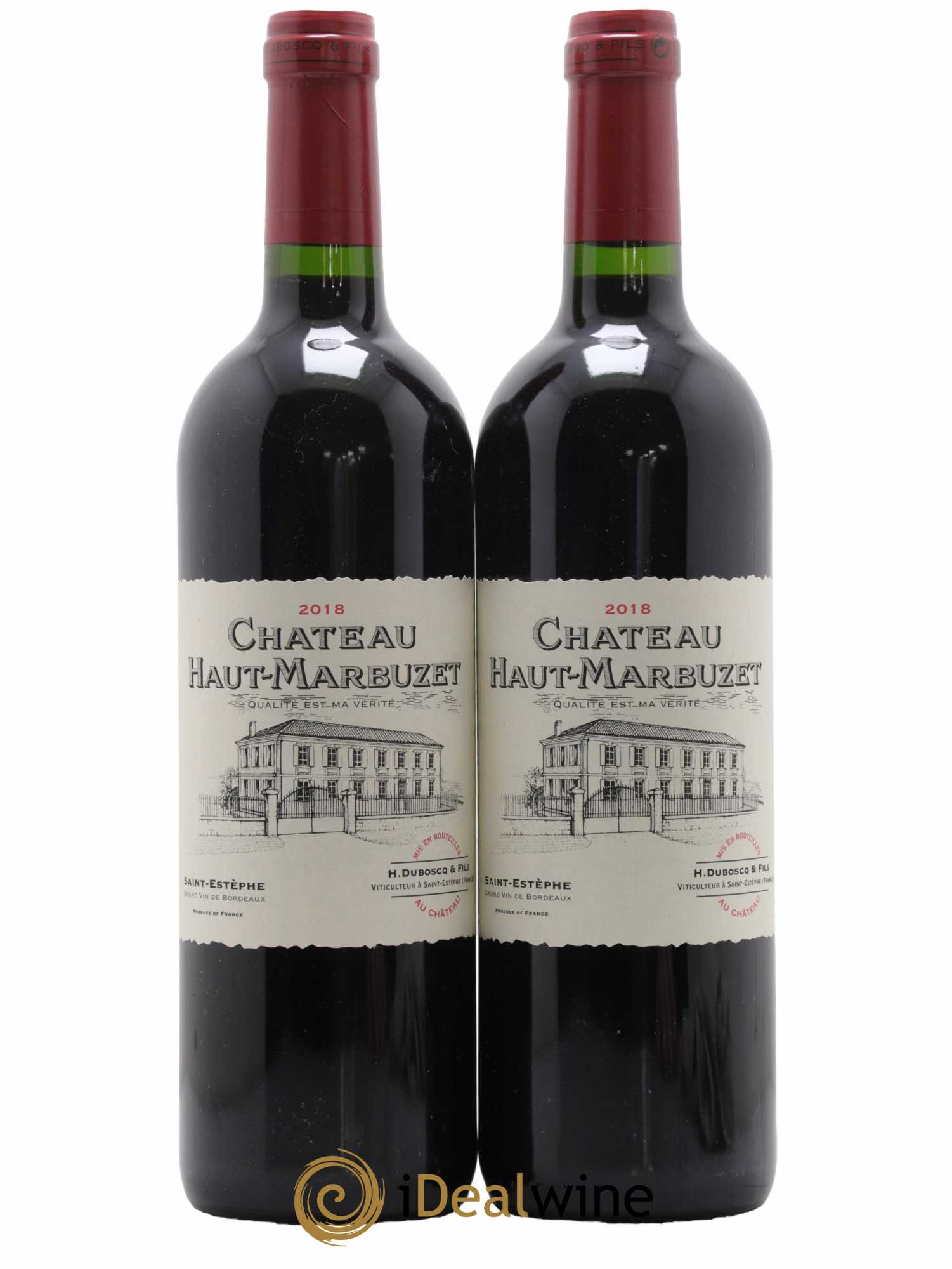 Château Haut Marbuzet 2018 - Lot de 2 bouteilles - 0