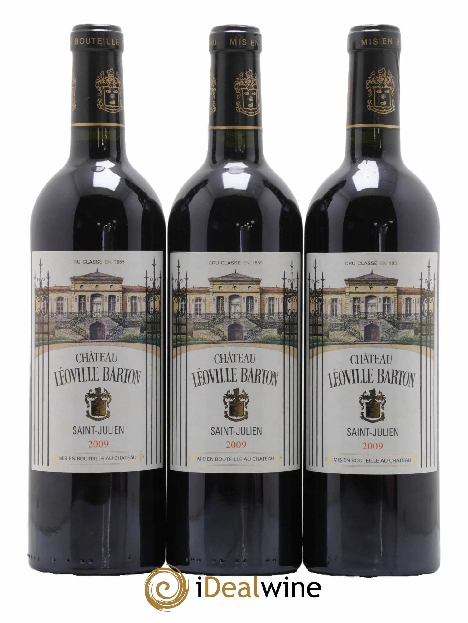 Château Léoville Barton 2ème Grand Cru Classé 2009 - Lot de 3 bouteilles - 0