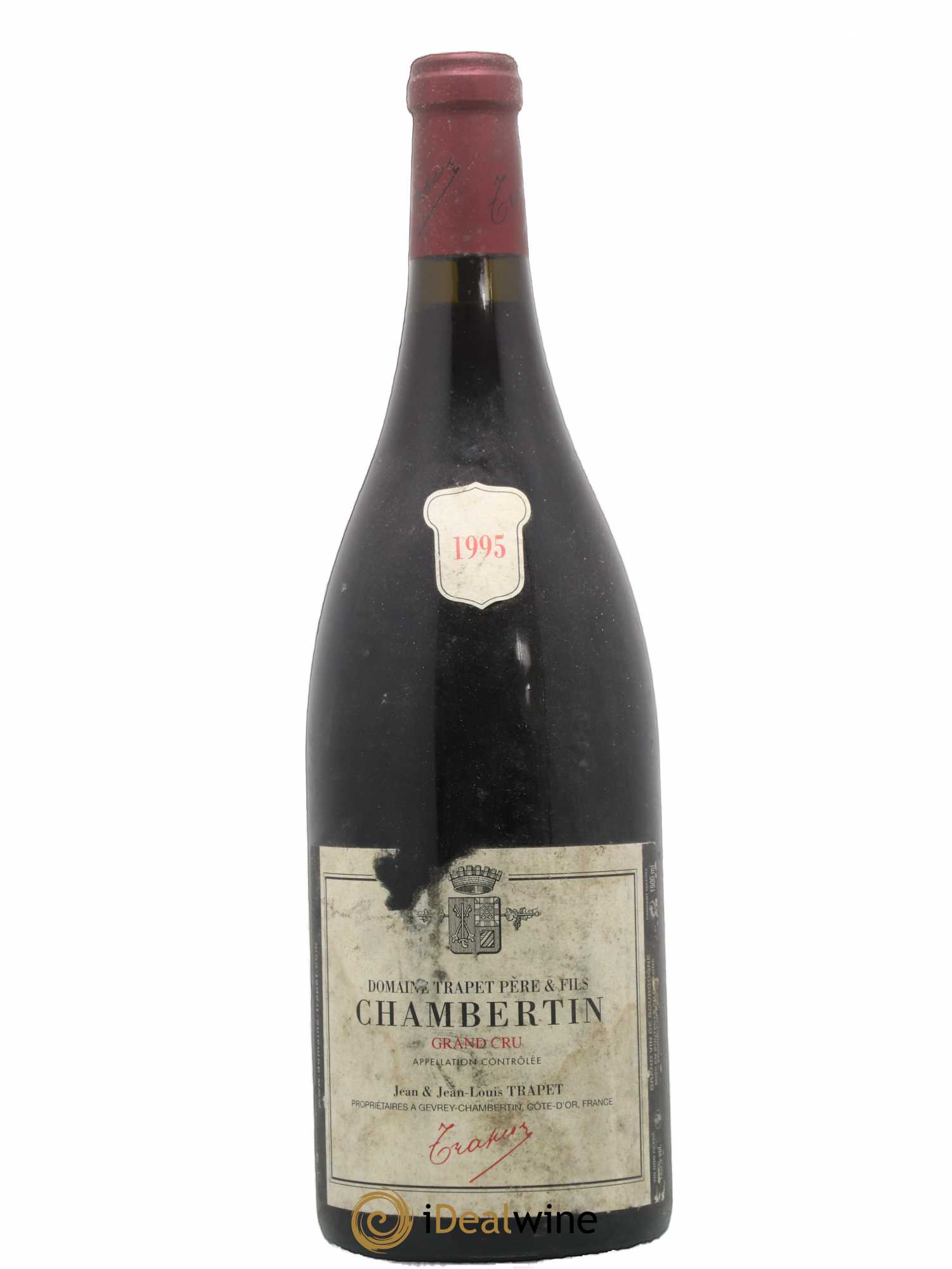 Chambertin Grand Cru Domaine Trapet 1995 - Lot de 1 magnum - 0