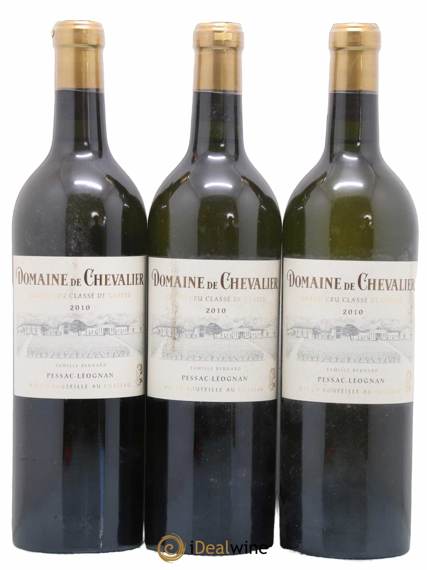 Domaine de Chevalier Cru Classé de Graves 2010 - Lot de 3 bouteilles - 0